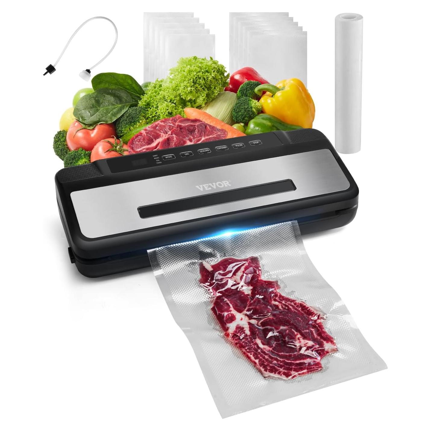 Máquina Selladora al Vacío VEVOR ZK-8861 120W 80kPa Compacta