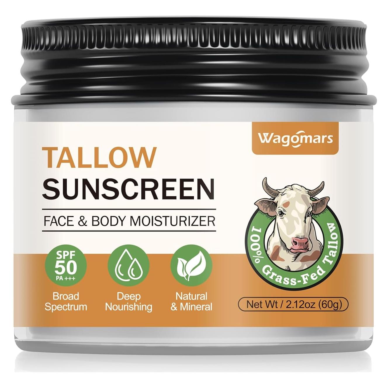 Protector Solar Mineral Orgánico SPF 50 Wagomars - Hidratante Natural