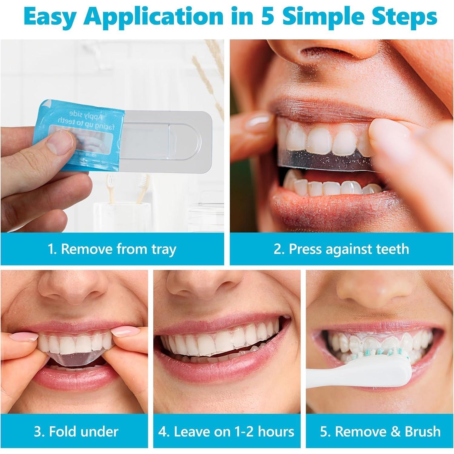 Tiras de Blanqueamiento Dental Lumist - 10 Unidades - Sabor Menta