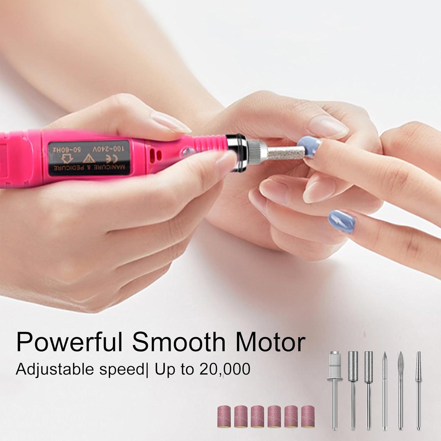 Kit de Esmalte de Uñas en Gel YALSYNY con Lámpara UV y Taladro