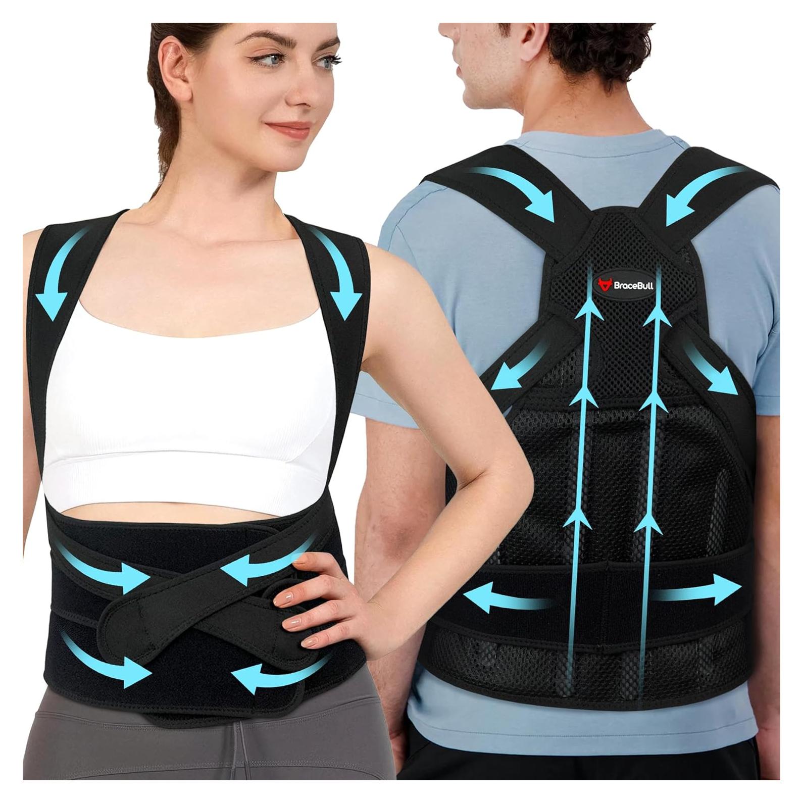 Corrector de Postura BraceBull Ajustable para Hombres y Mujeres