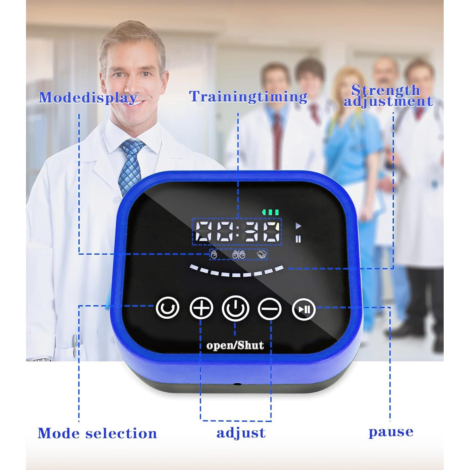 Guantes de Rehabilitación GXXZDN Mano Izquierda S Azul