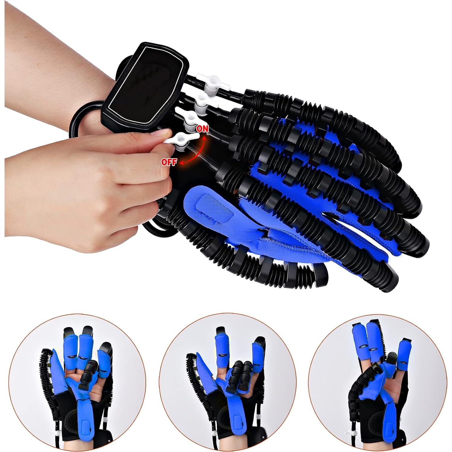 Guantes de Rehabilitación GXXZDN Mano Izquierda S Azul