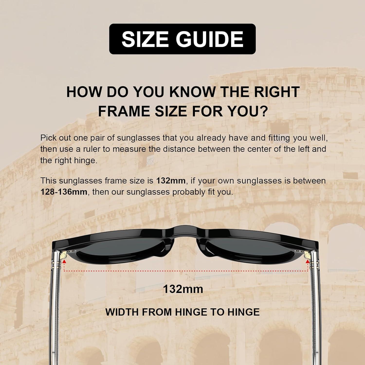 Gafas de sol polarizadas CARFIA CA5506 para hombres UV