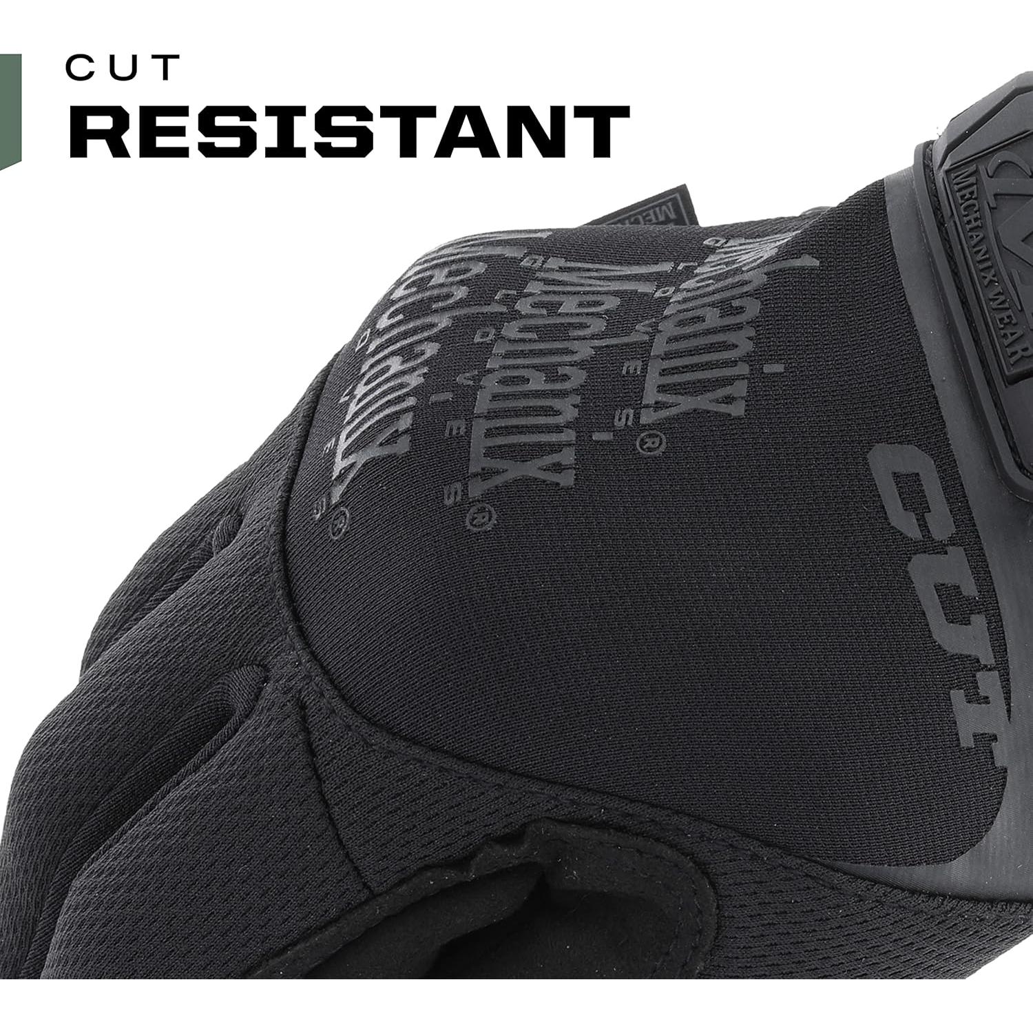 Guantes Mechanix Wear Pursuit D5 Resistentes a Cortes Negros