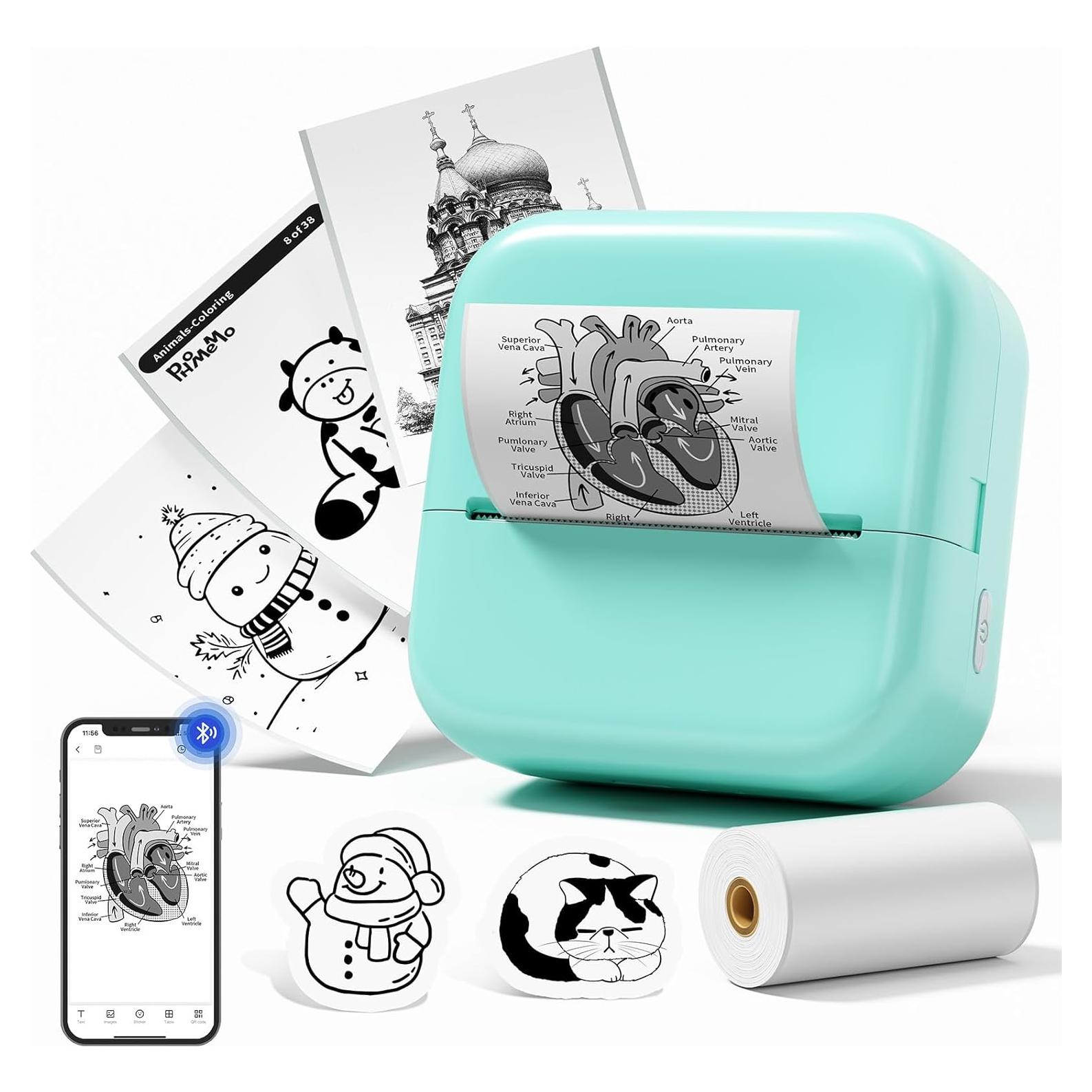 Impresora de Etiquetas Térmica WCZ M02X Mini Portátil Bluetooth