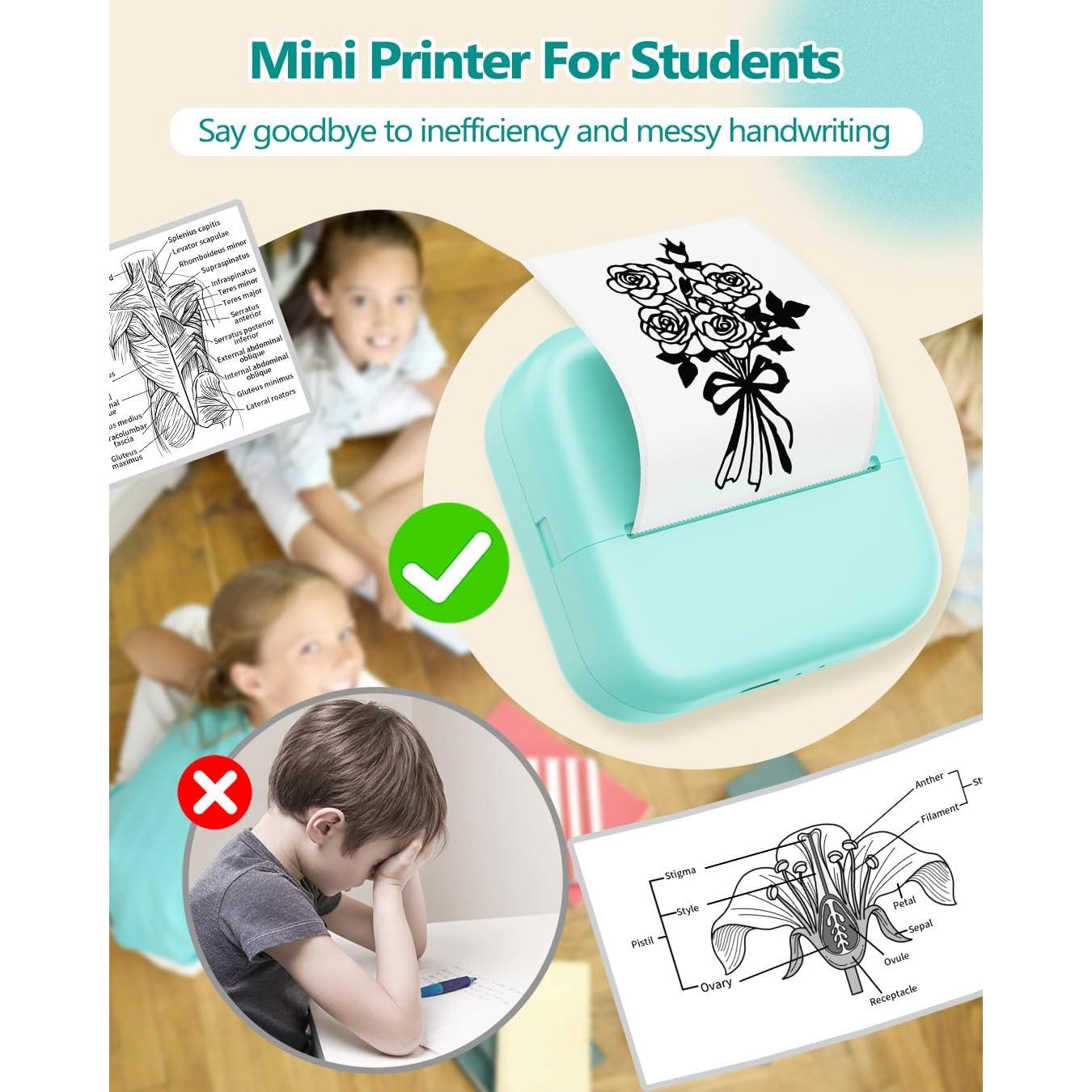 Impresora de Etiquetas Térmica WCZ M02X Mini Portátil Bluetooth