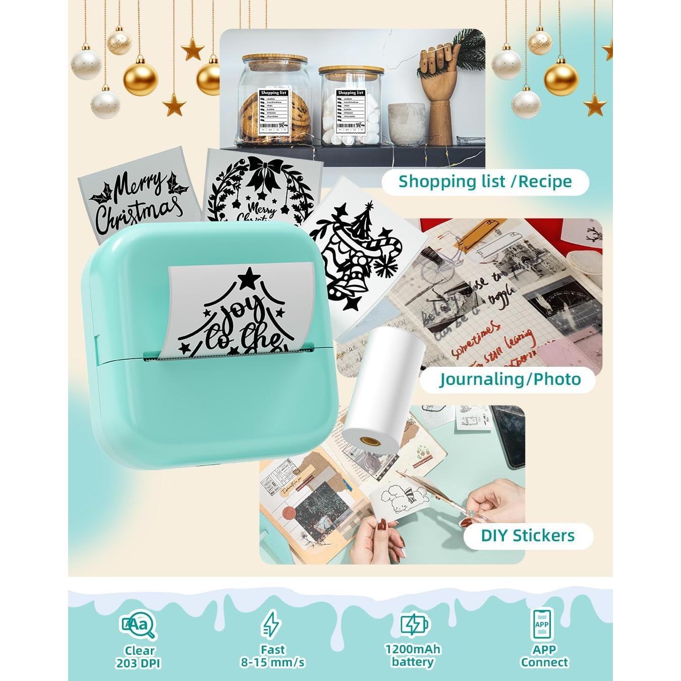 Impresora de Etiquetas Térmica WCZ M02X Mini Portátil Bluetooth