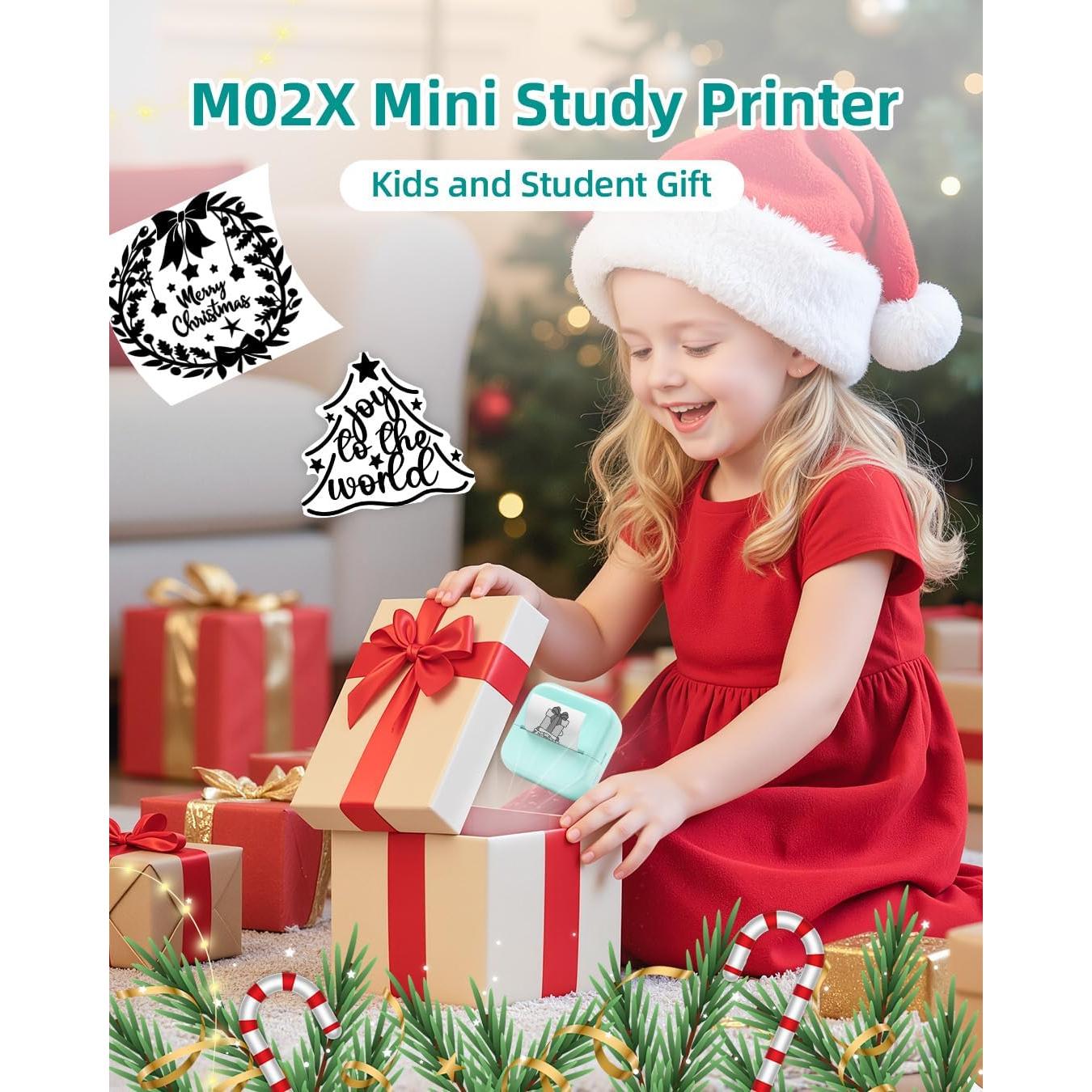 Impresora de Etiquetas Térmica WCZ M02X Mini Portátil Bluetooth