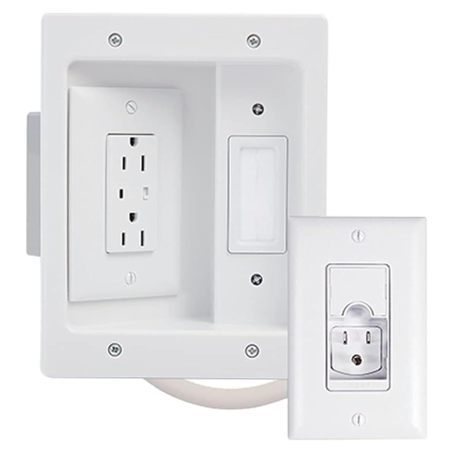 Kit de Alimentación para TV en Pared Legrand CPT306WV1 - 1.83m