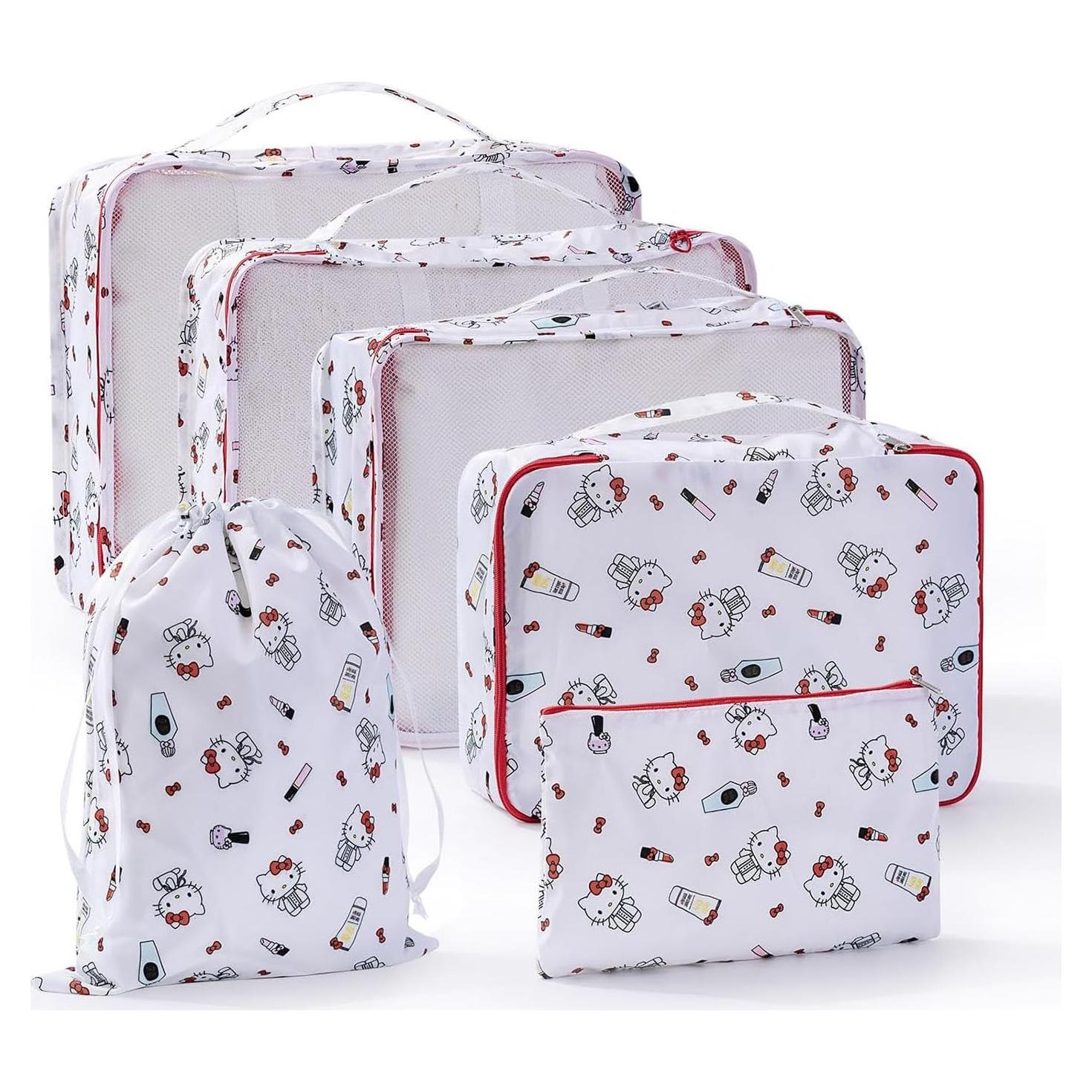 Set de 6 Organizadores de Viaje AmBealla Caramelo Impermeables