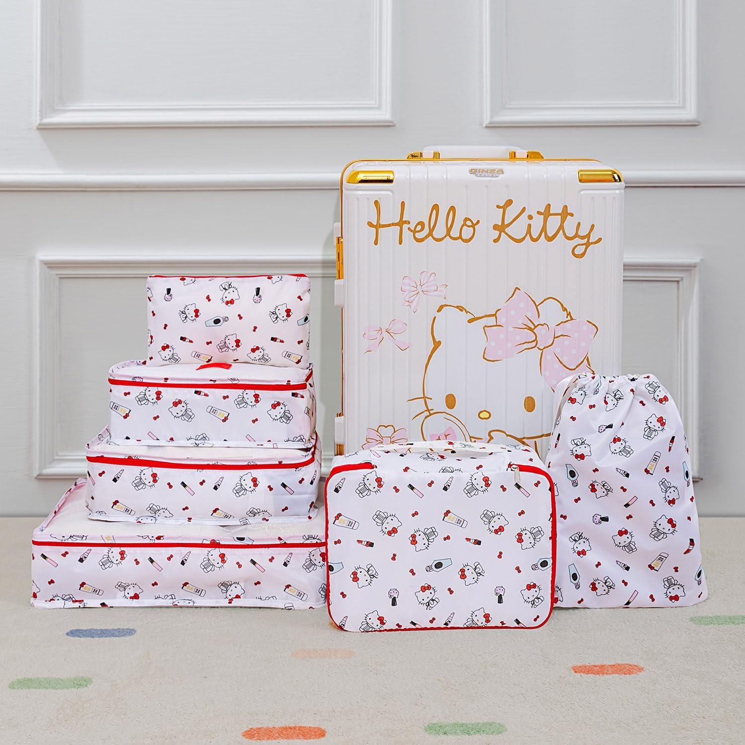 Set de 6 Organizadores de Viaje AmBealla Caramelo Impermeables