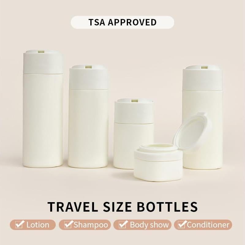 5 Pack Botellas de Viaje Reutilizables Sprigold 100ml Azul