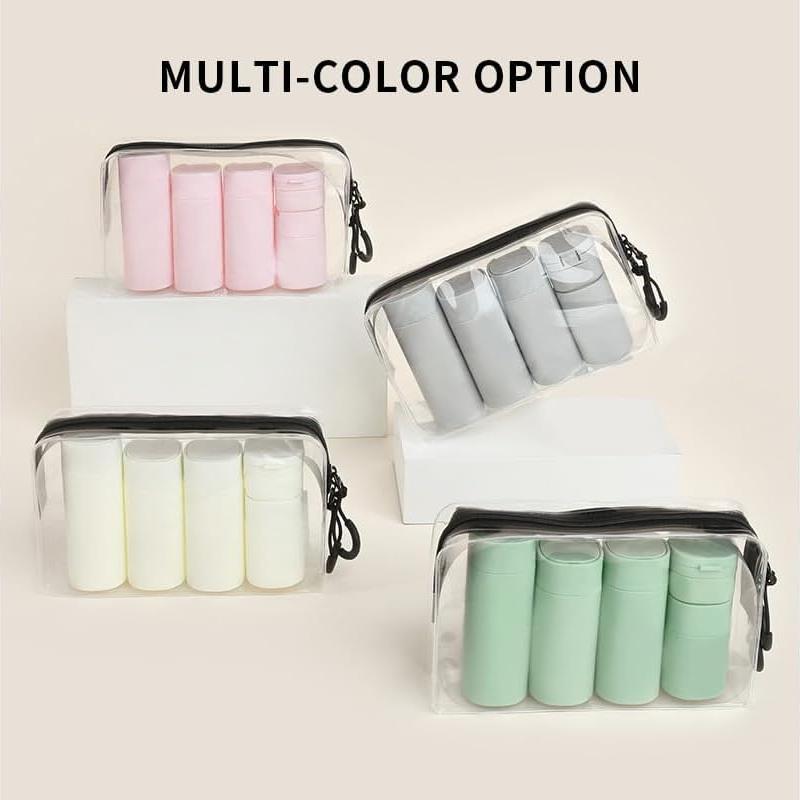 5 Pack Botellas de Viaje Reutilizables Sprigold 100ml Azul