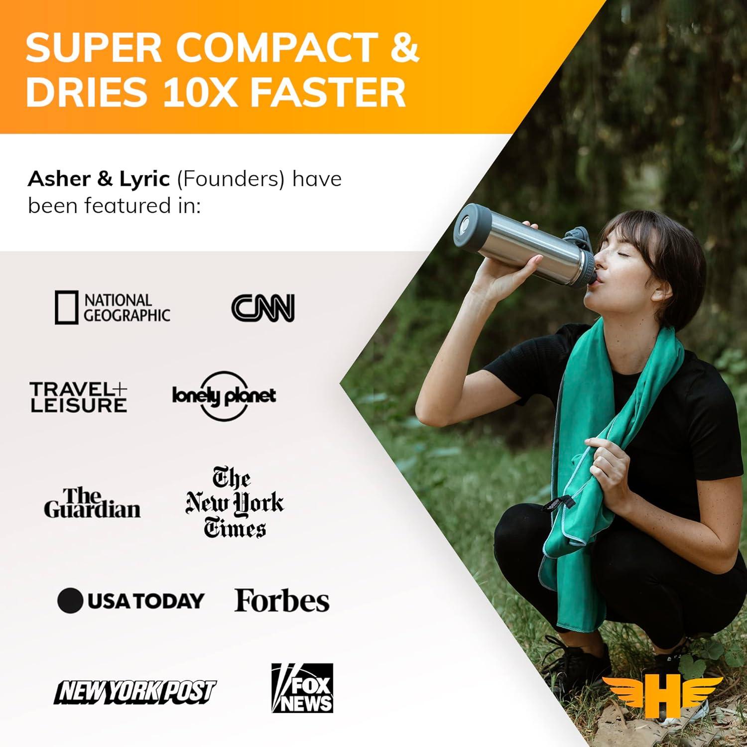 Toalla de Playa Microfibra Hero 61x122 cm Aguamarina