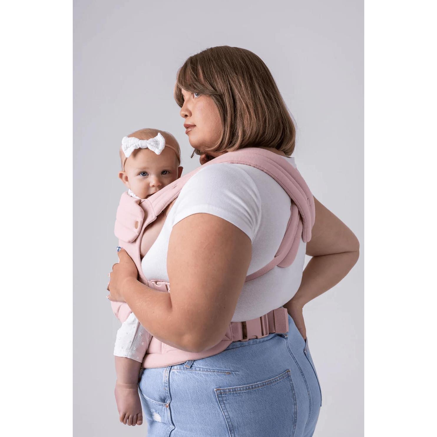 Portabebés Mabē Monarch Algodón Ergonomico 3.2-15.9 kg Amanecer Sonrosado