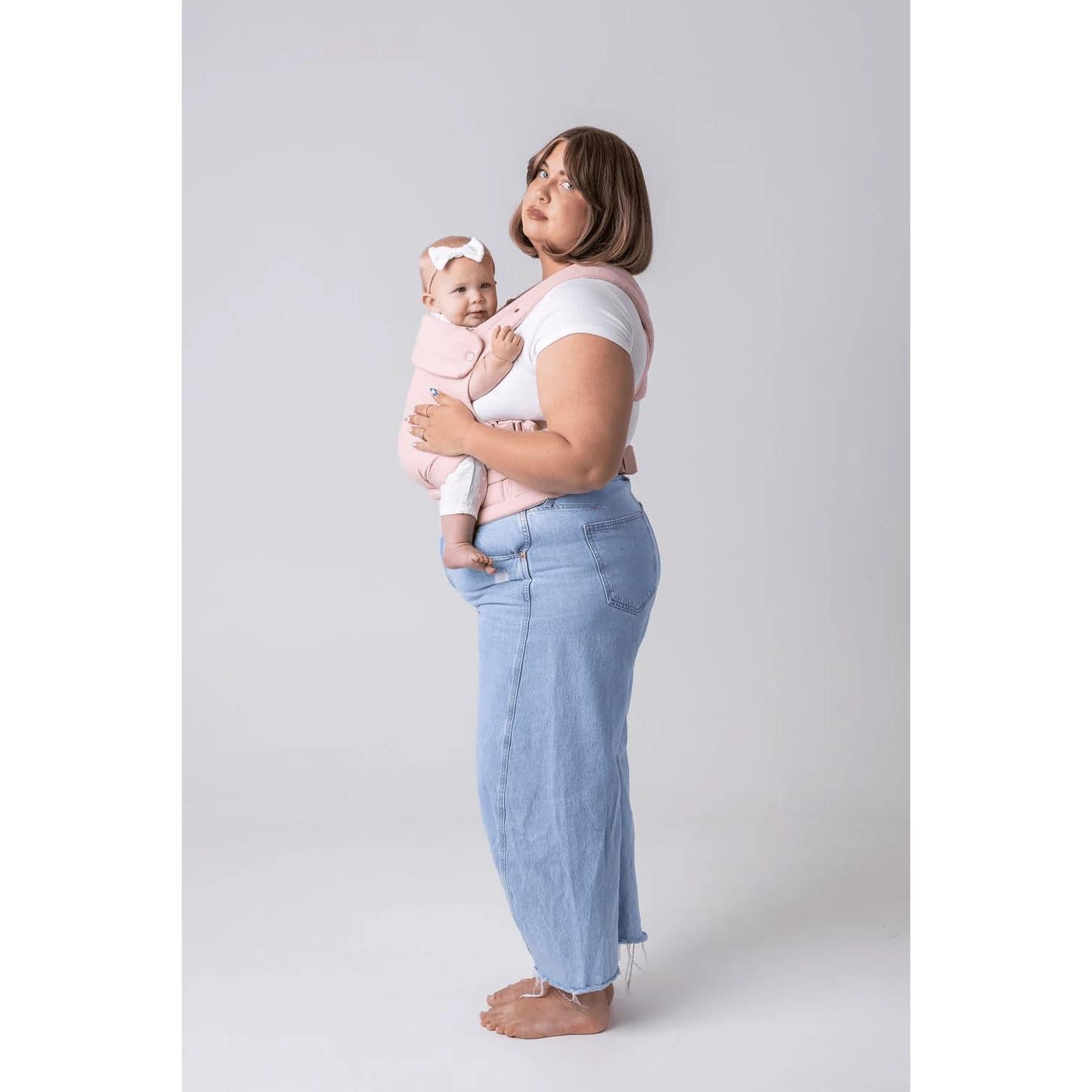 Portabebés Mabē Monarch Algodón Ergonomico 3.2-15.9 kg Amanecer Sonrosado