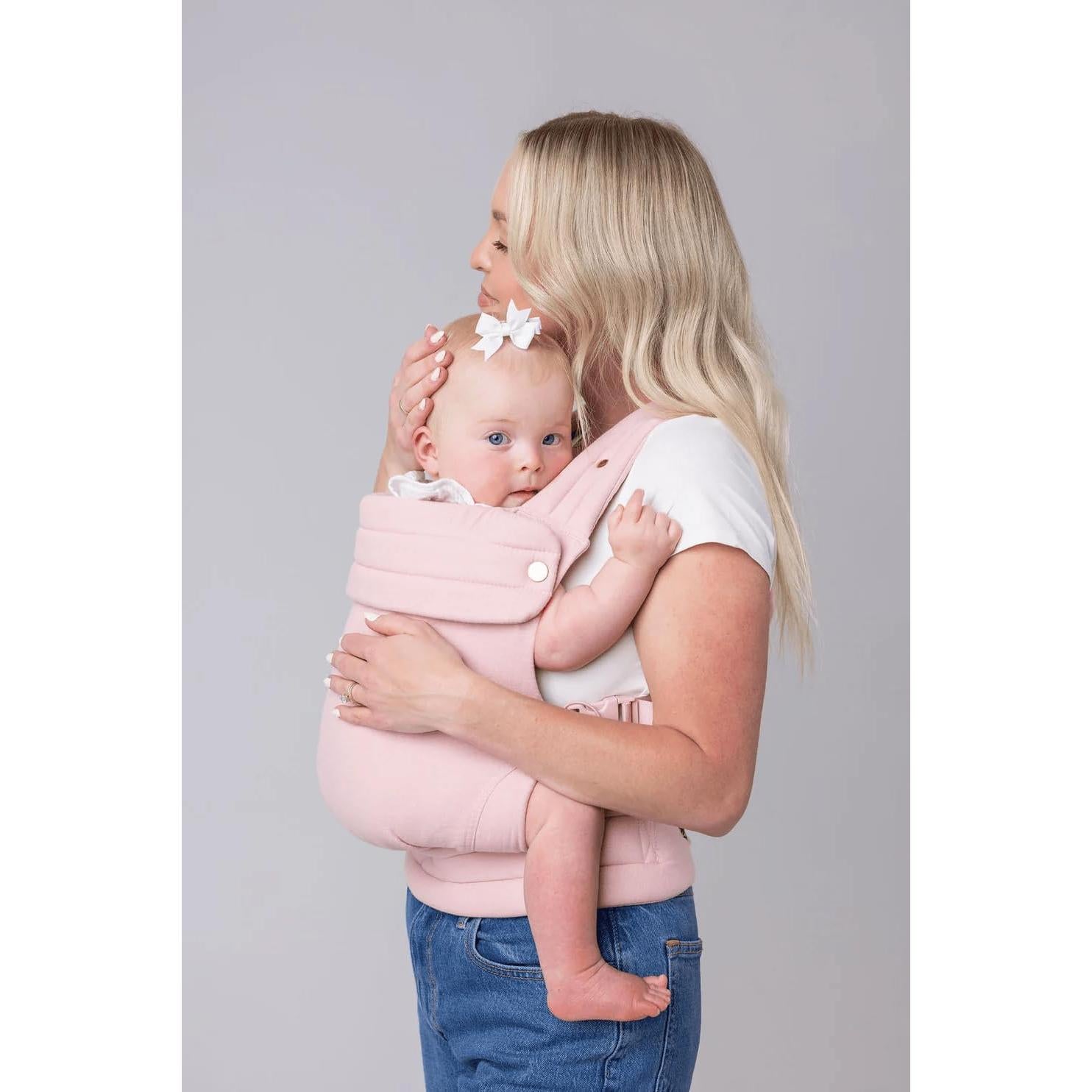 Portabebés Mabē Monarch Algodón Ergonomico 3.2-15.9 kg Amanecer Sonrosado