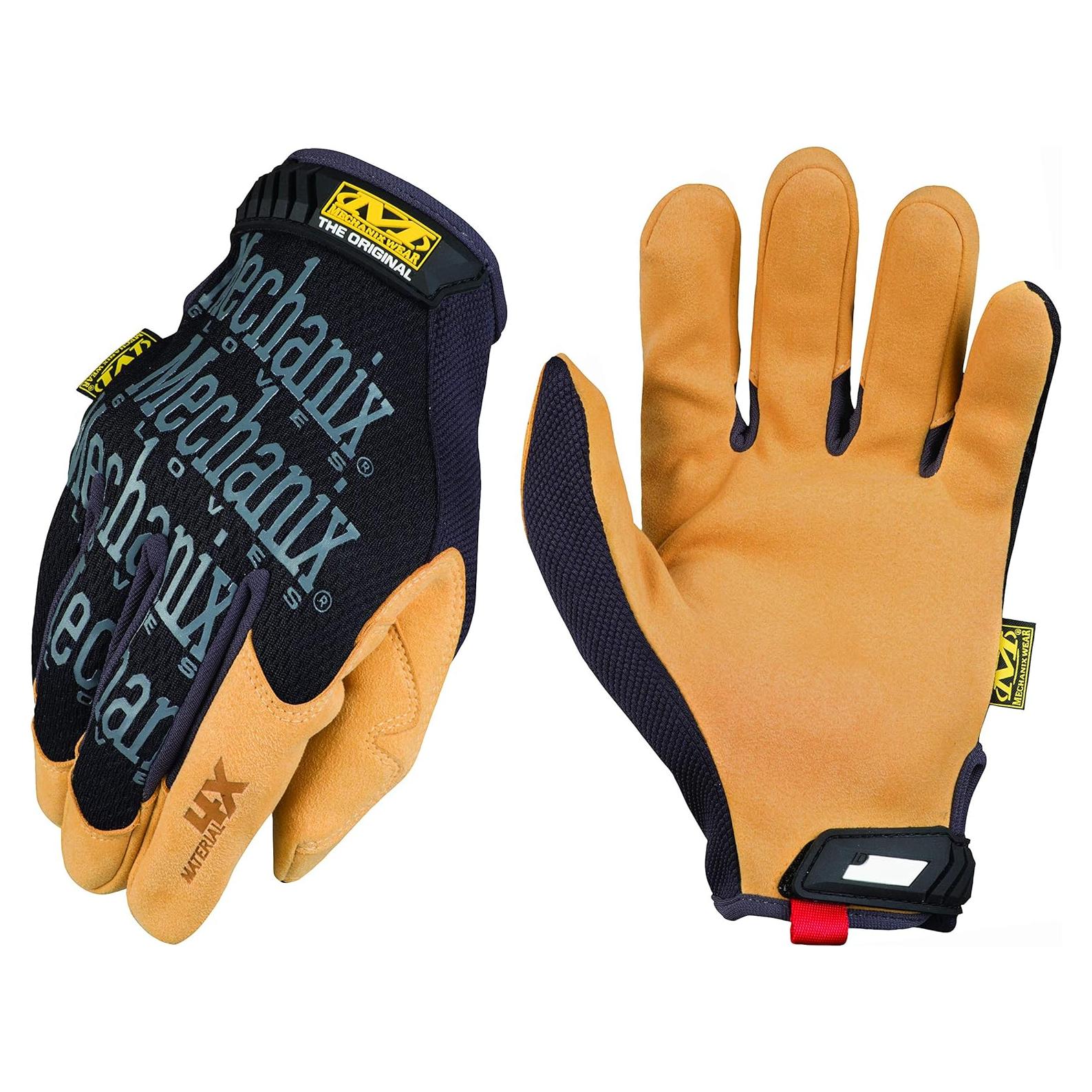 Guantes Mechanix Wear Material4X Grande Marrón Resistentes