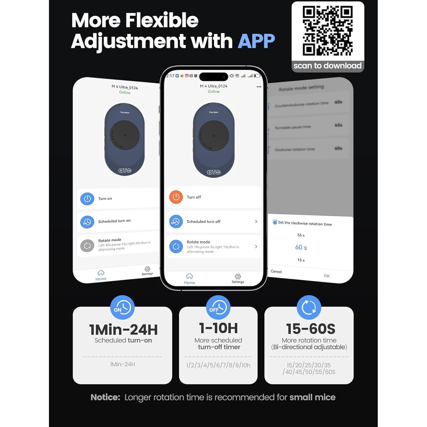 Vaydeer M4 Jiggler de Ratón Indetectable con Control Remoto