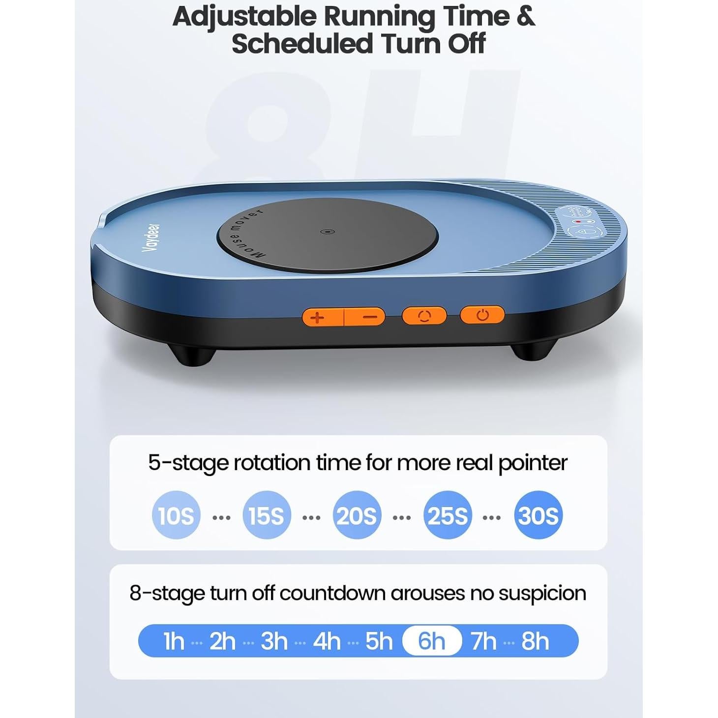 Vaydeer M4 Jiggler de Ratón Indetectable con Control Remoto