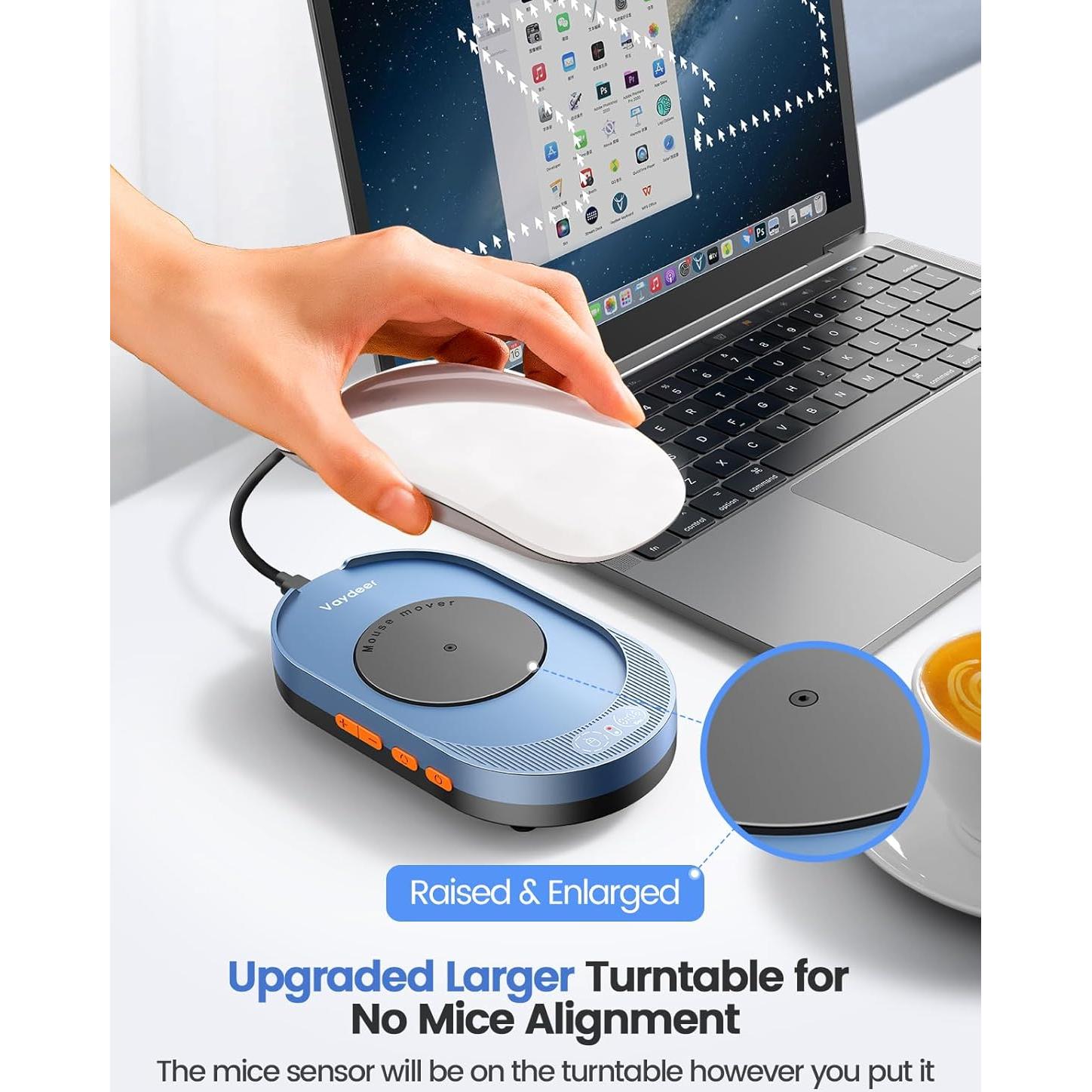 Vaydeer M4 Jiggler de Ratón Indetectable con Control Remoto