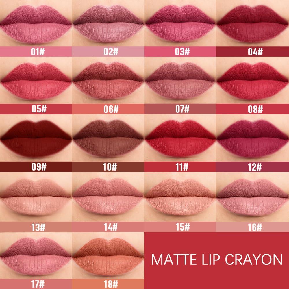 Lápiz Labial Mate BINGBRUSH 1#Beige Rosa Hidratante 1 Unidad