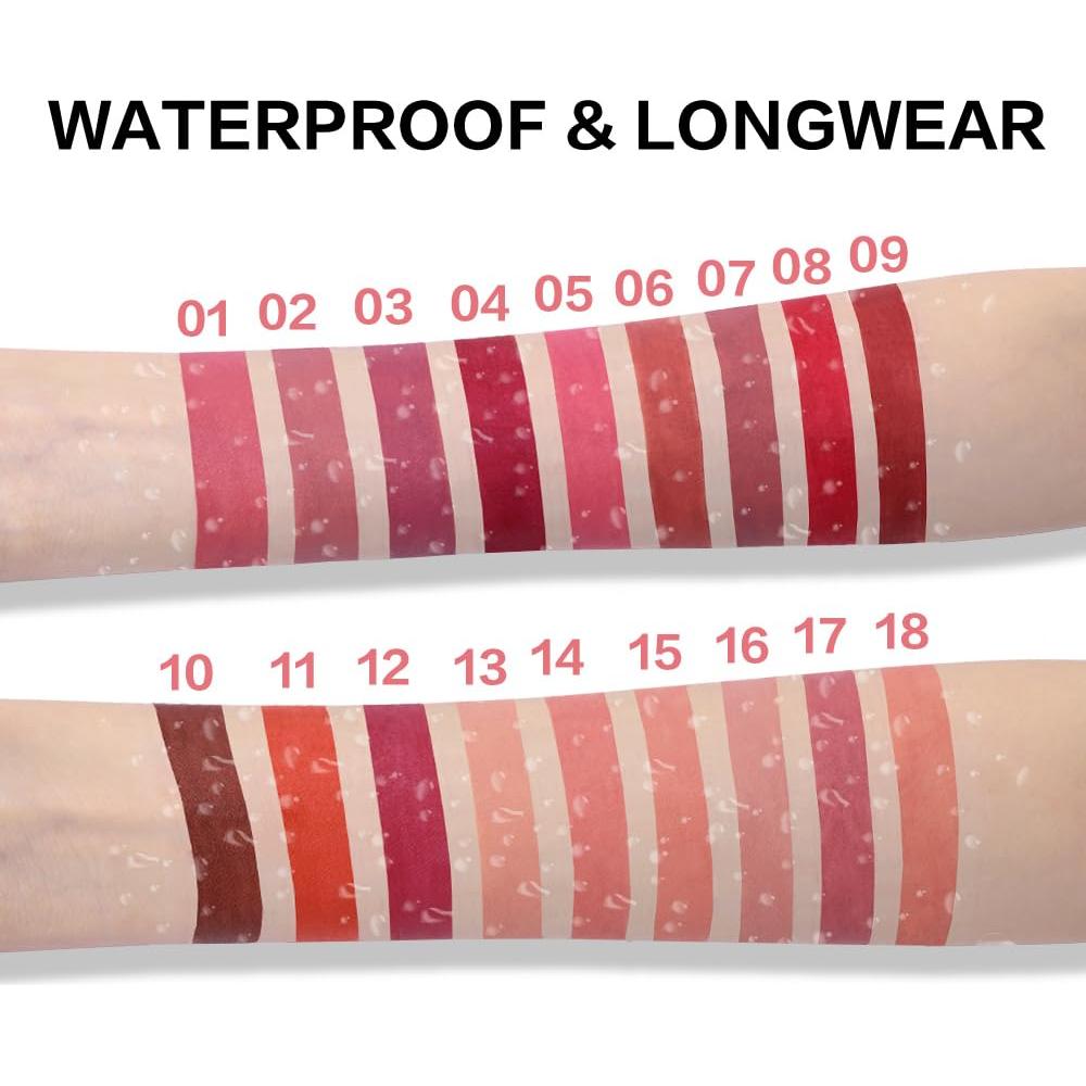 Lápiz Labial Mate BINGBRUSH 1#Beige Rosa Hidratante 1 Unidad