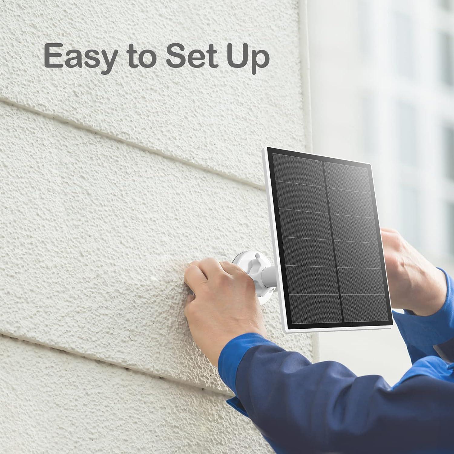 Panel Solar Sense-U 3.3W USB-B para Cámaras de Seguridad