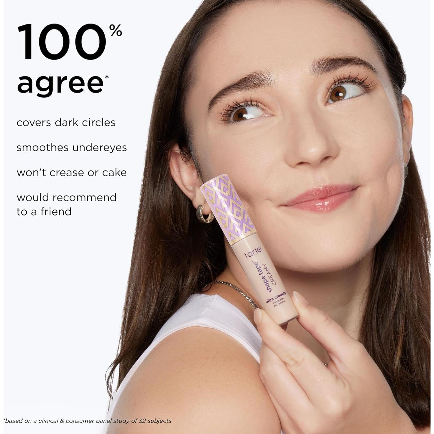 Corrector Cremoso Tarte Shape Tape 12B Beige Claro 32g