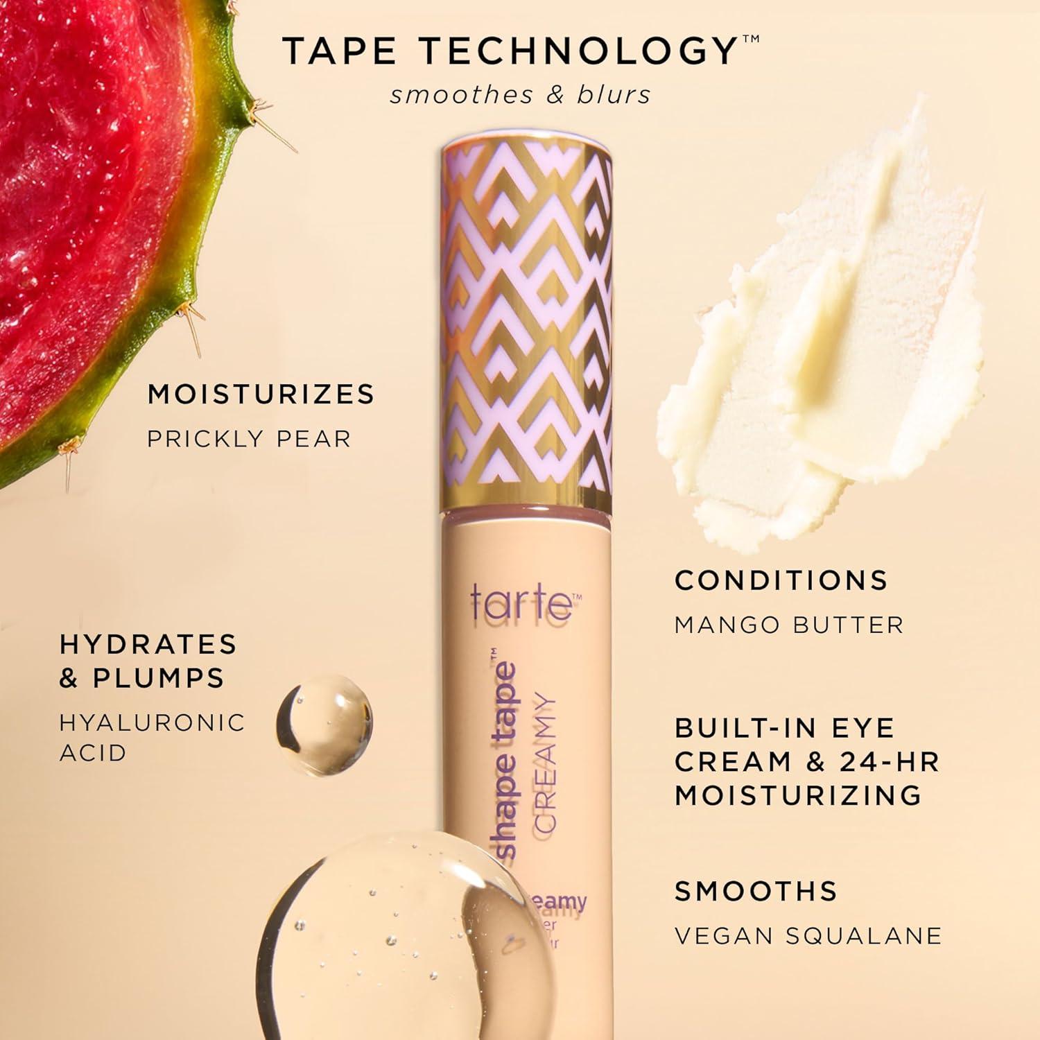 Corrector Cremoso Tarte Shape Tape 12B Beige Claro 32g