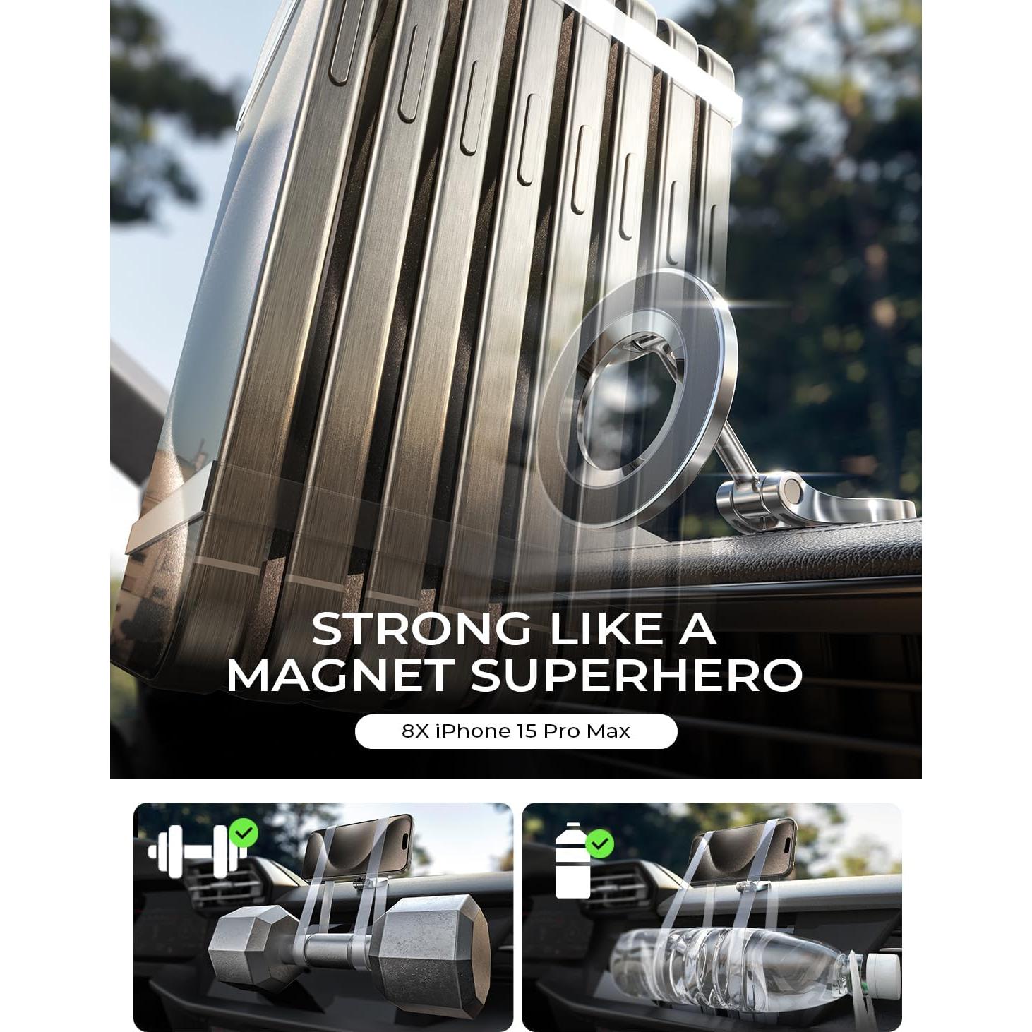 Soporte de Coche Magnético LISEN para iPhone 16 Pro Max