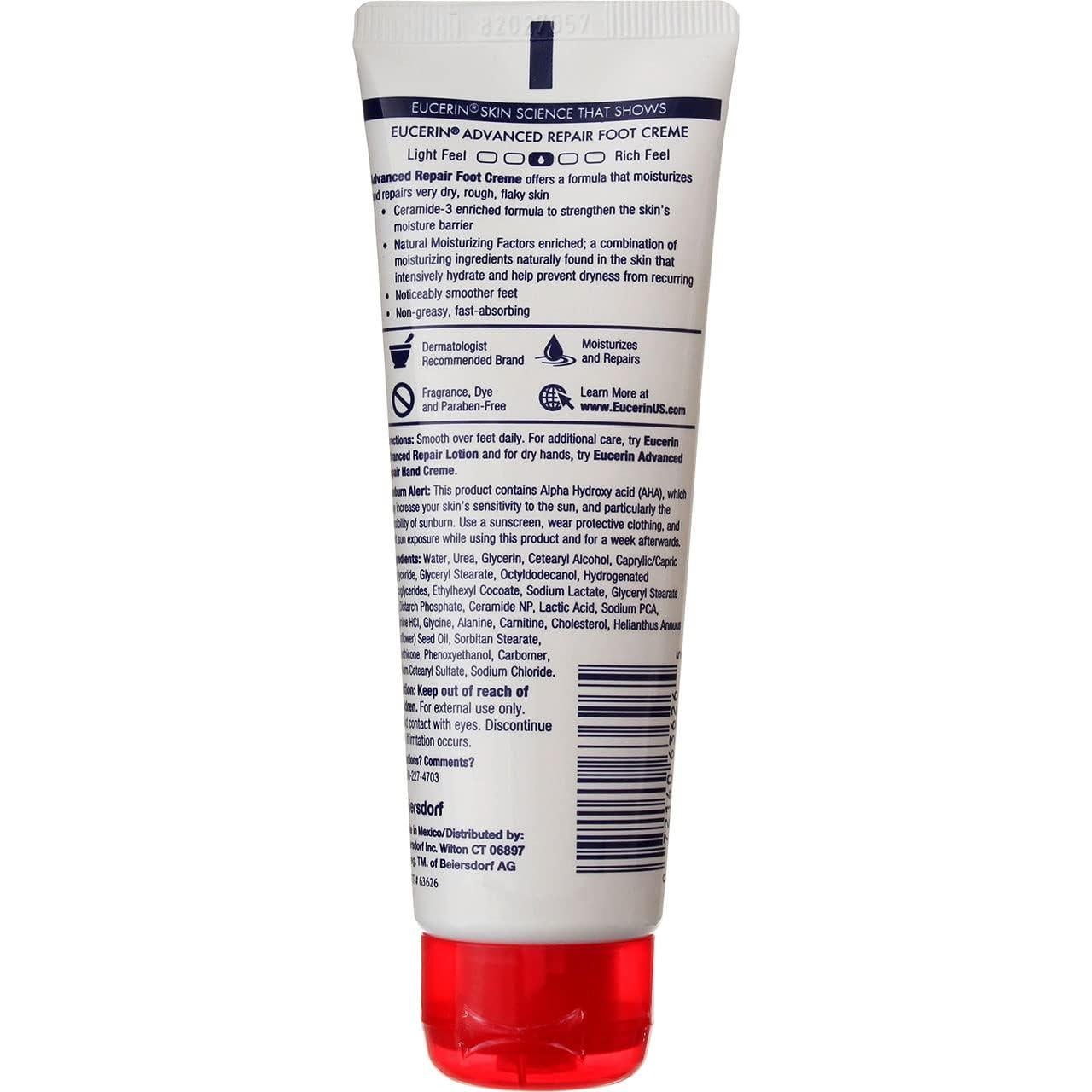 Crema para Pies Eucerin Advanced Repair 85 g - Hidratante