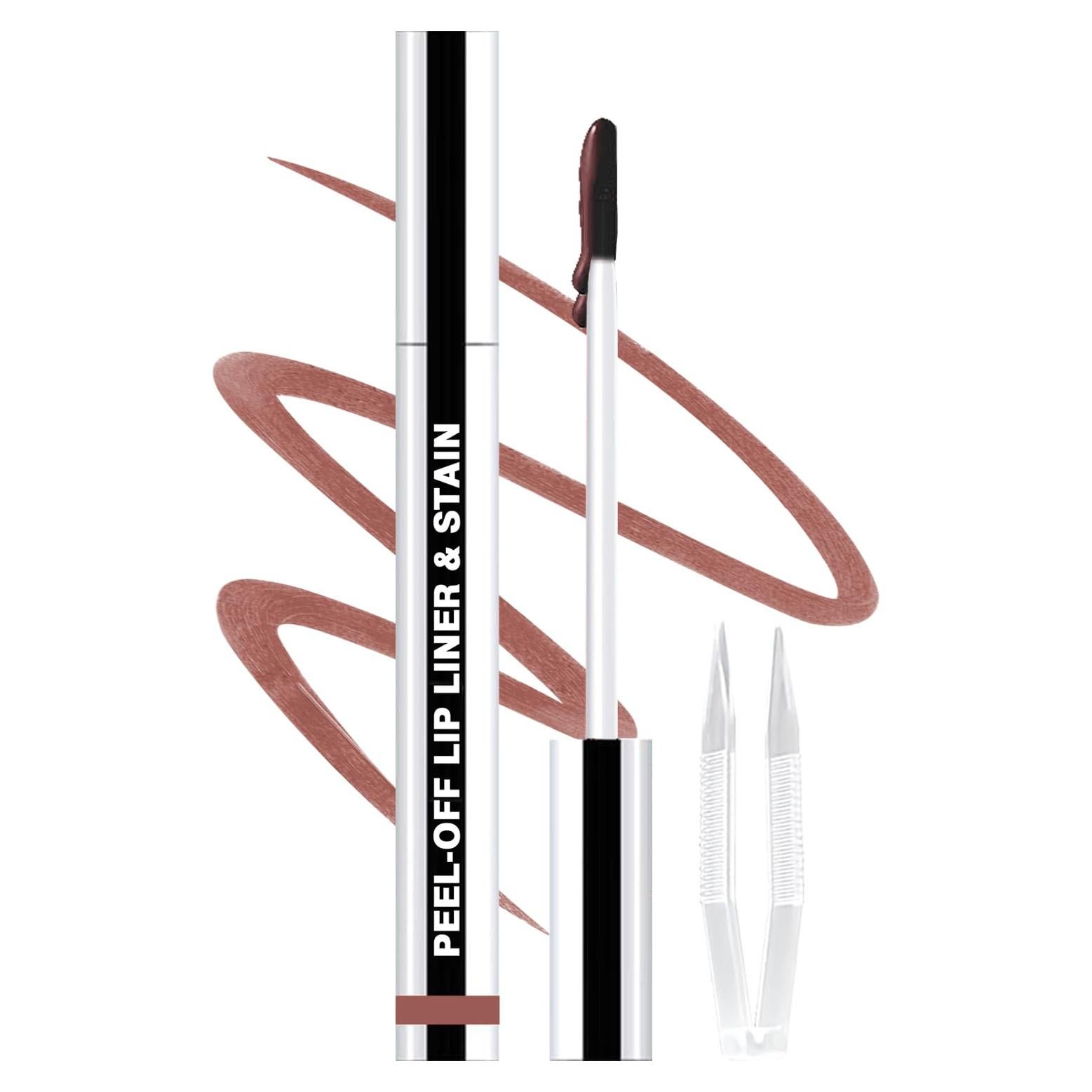 Tinte de Labios Peel Off QCMME 3.5 ml Marrón Larga Duración