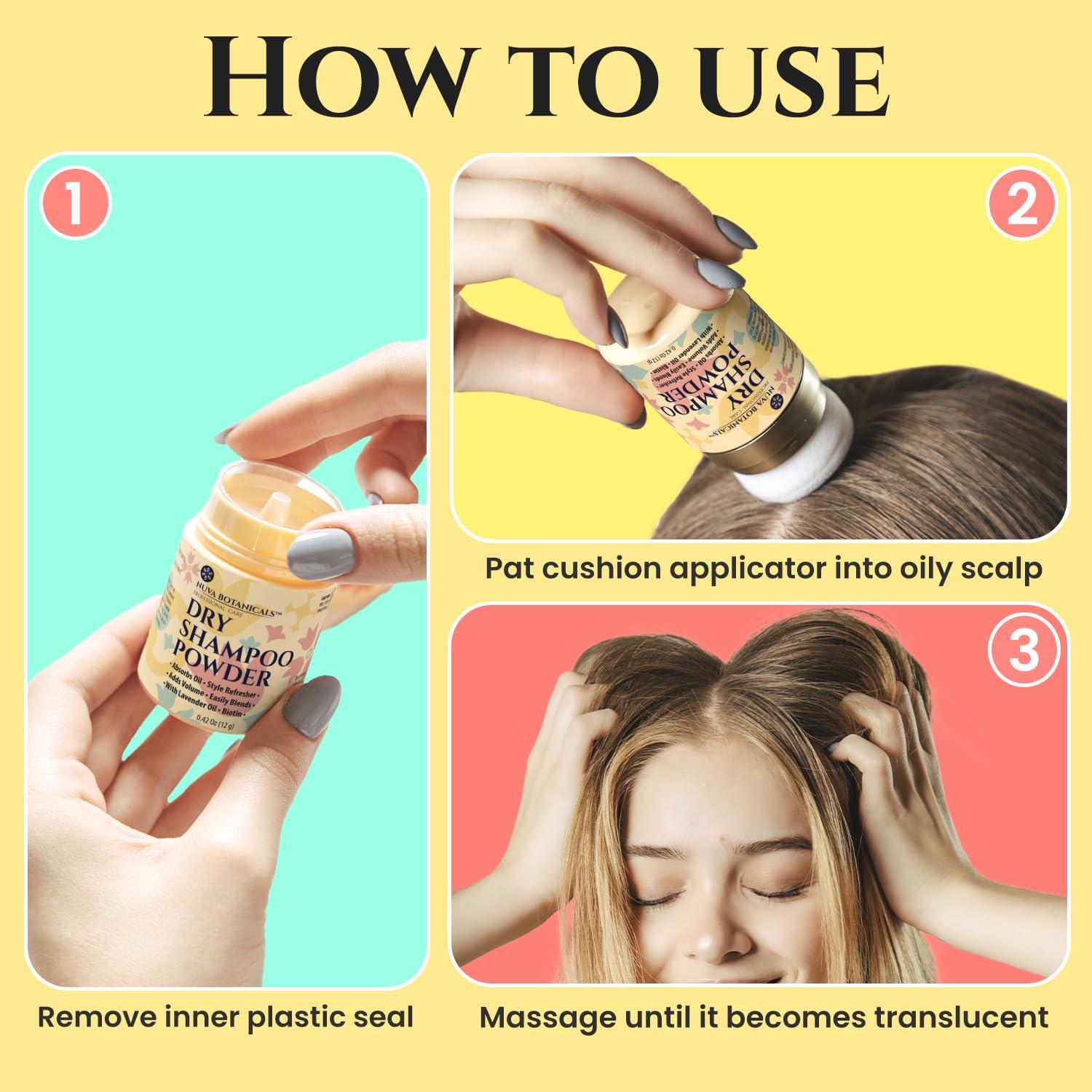 Champú Seco Voluminizador Nuva Botanicals 11.83 g Biotina