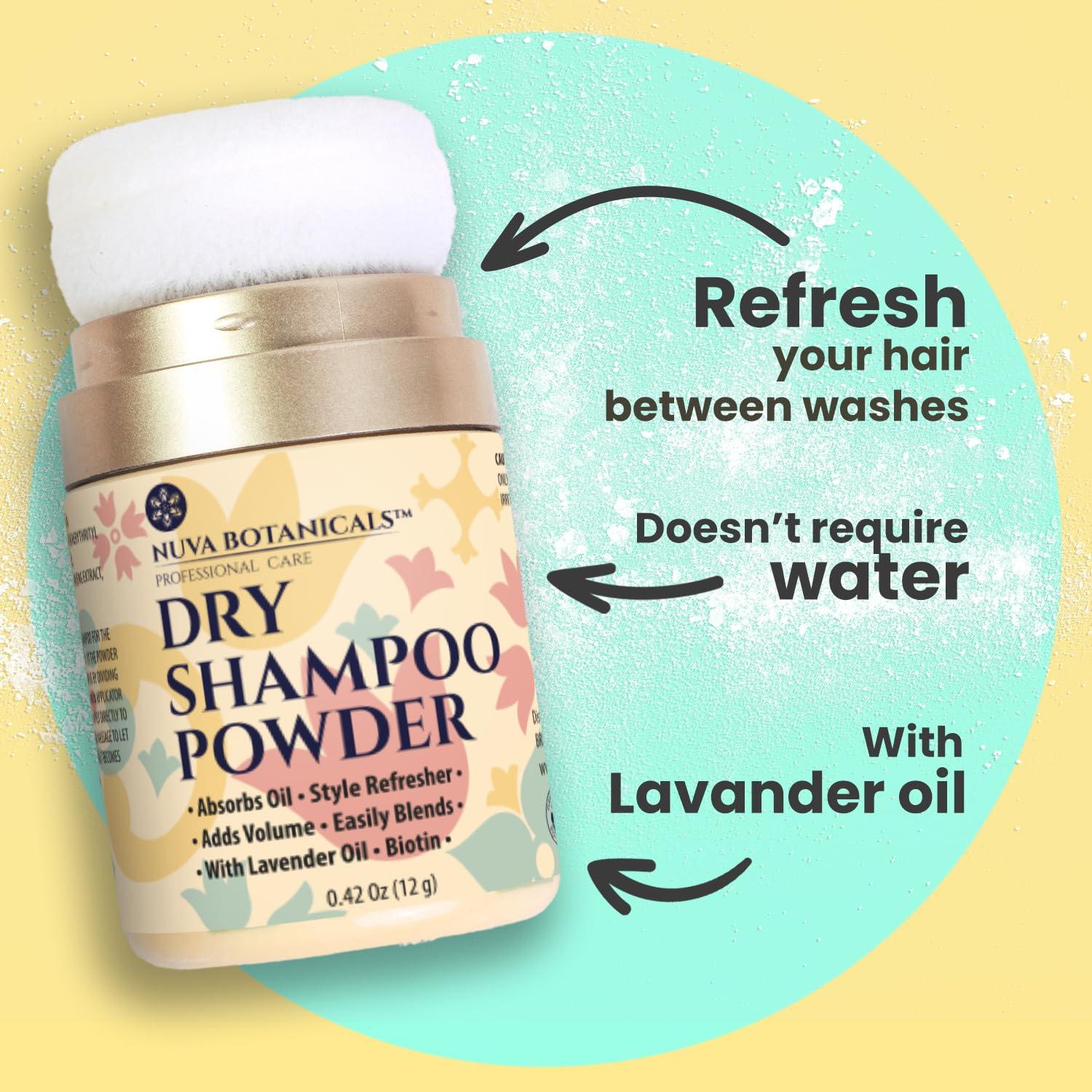 Champú Seco Voluminizador Nuva Botanicals 11.83 g Biotina