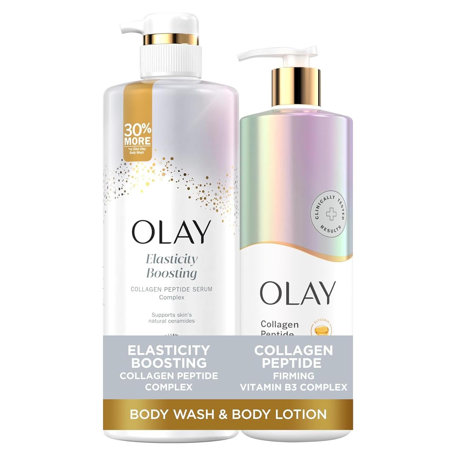 Gel de Ducha y Loción Corporal Olay 769ml + 502ml Hidratante