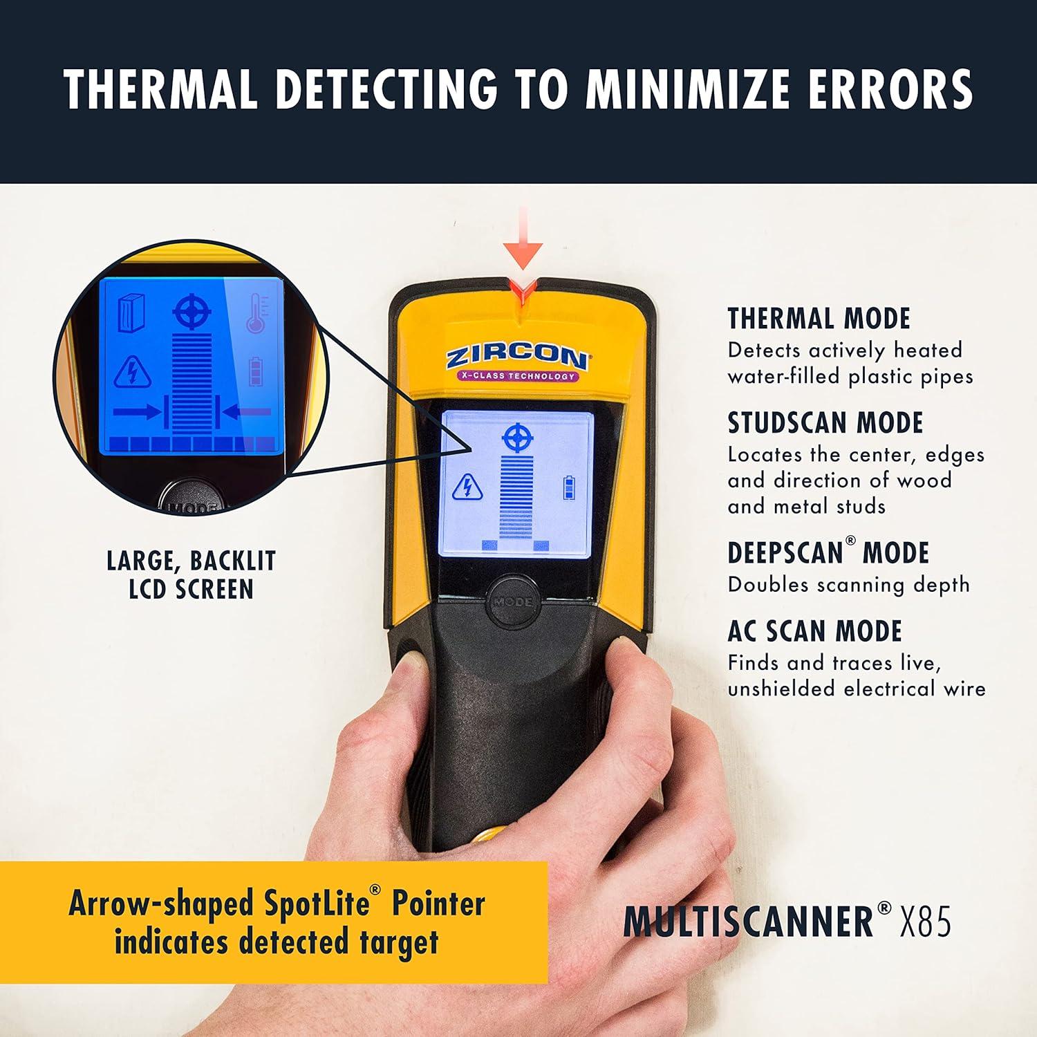 Zircon MultiScanner x85 Escáner Térmico y Detección Eléctrica