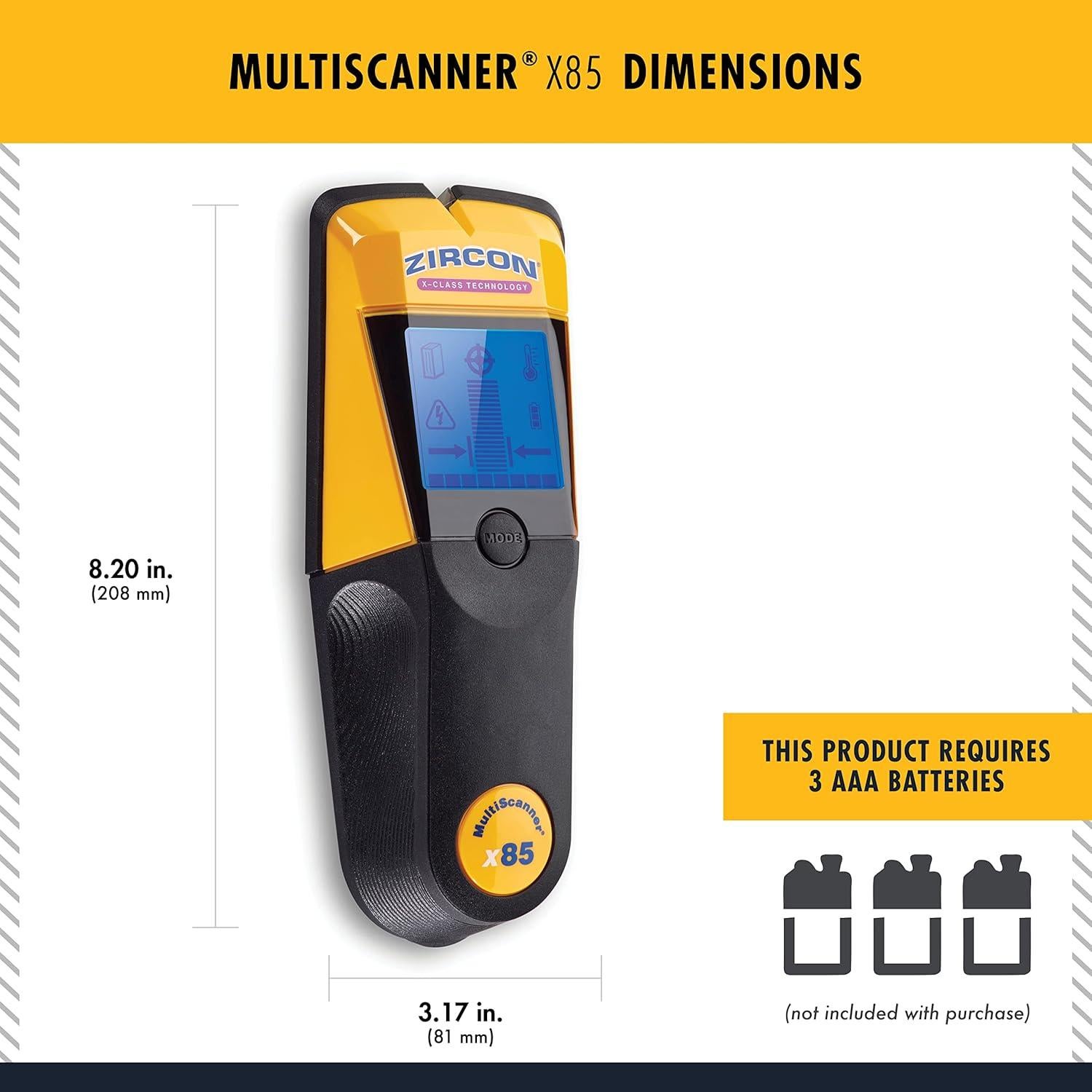 Zircon MultiScanner x85 Escáner Térmico y Detección Eléctrica