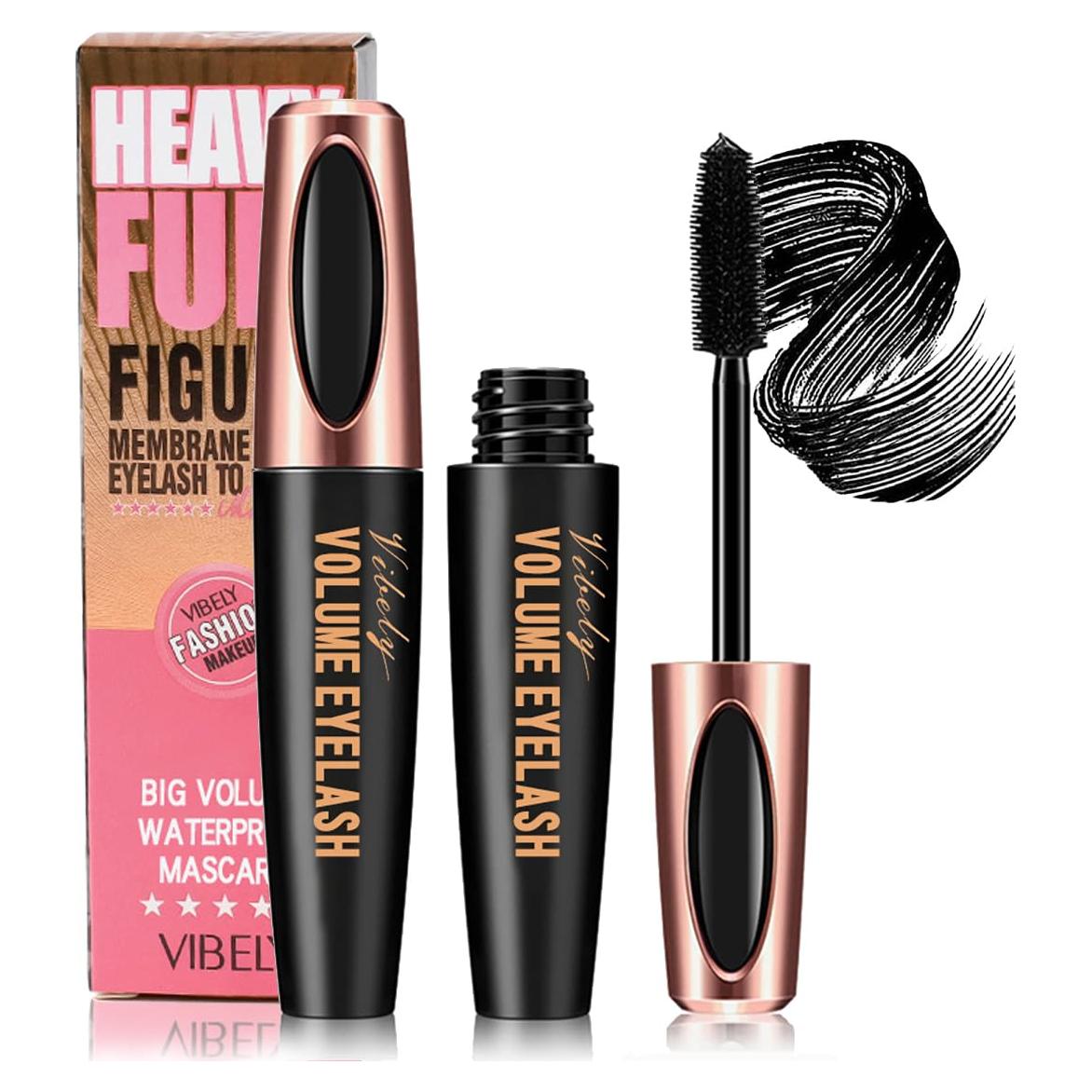 Máscara de Pestañas 4D FYEBOO a Prueba de Agua 3 Piezas