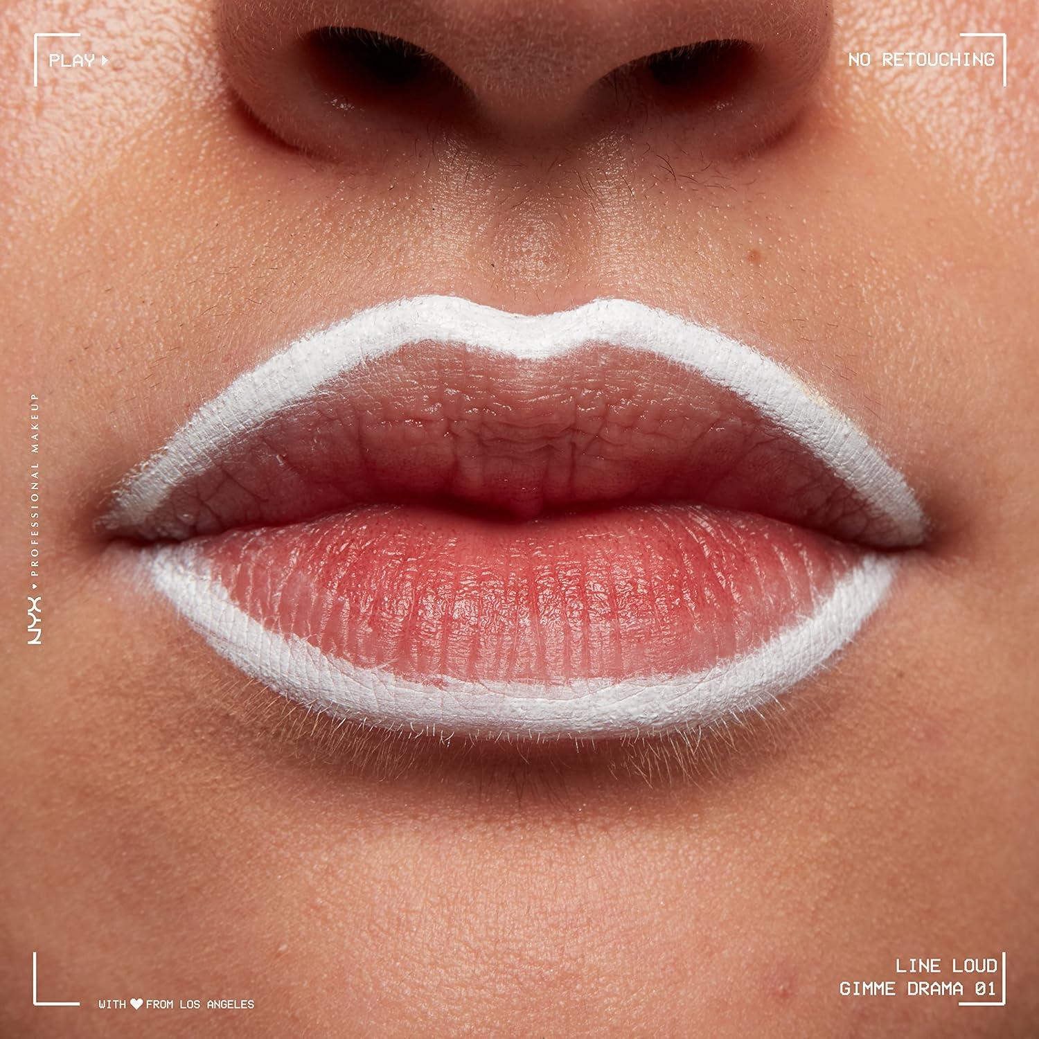 Lápiz Labial Mate NYX Gimme Drama 1.13g - Larga Duración