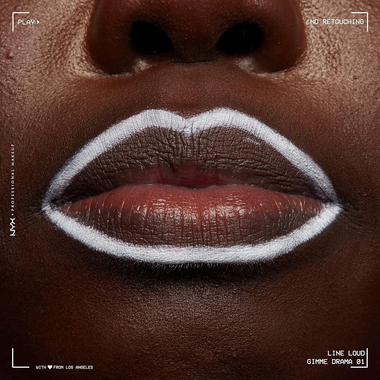 Lápiz Labial Mate NYX Gimme Drama 1.13g - Larga Duración