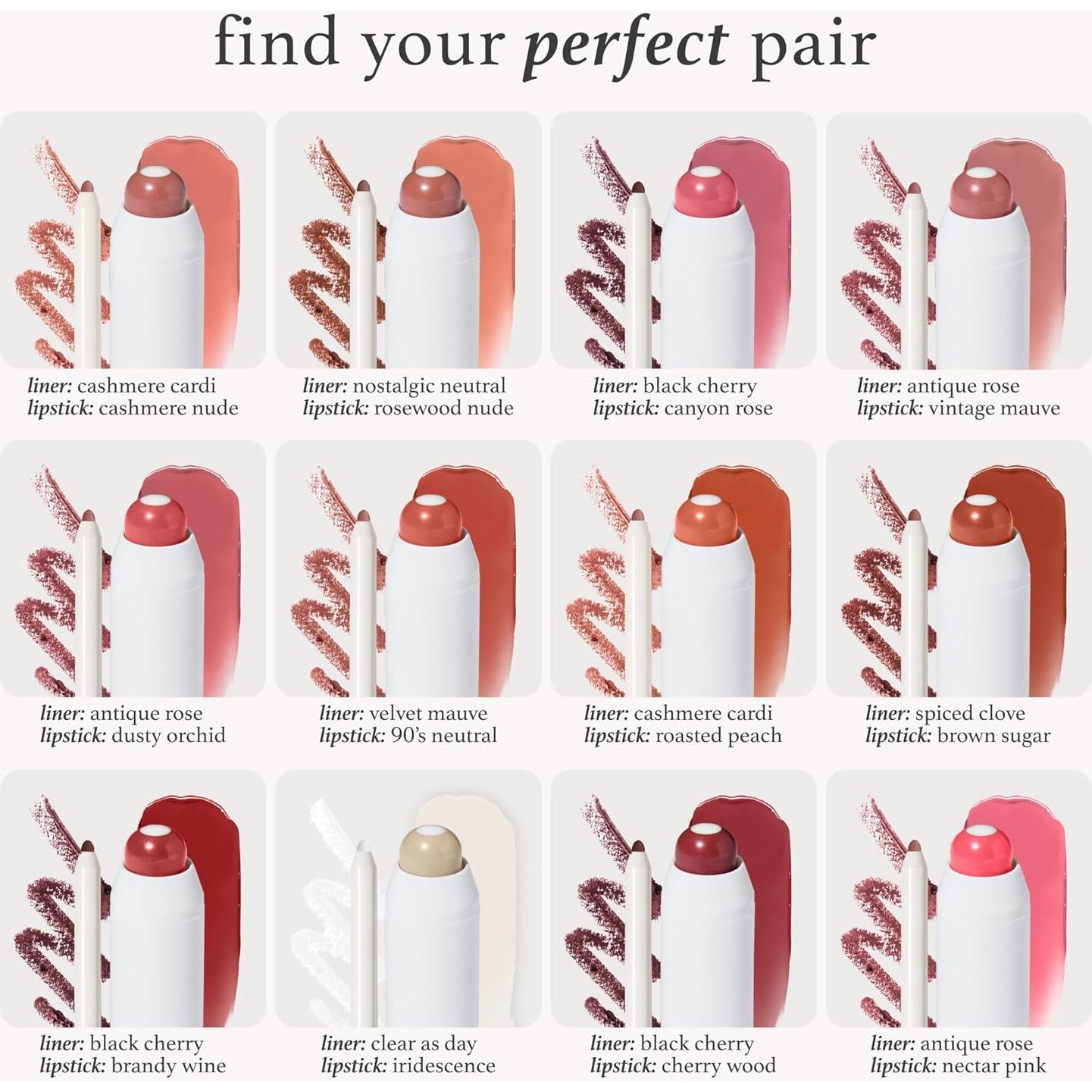 Lápiz Labial Retráctil Julep Rosa Antiguo 10g Larga Duración