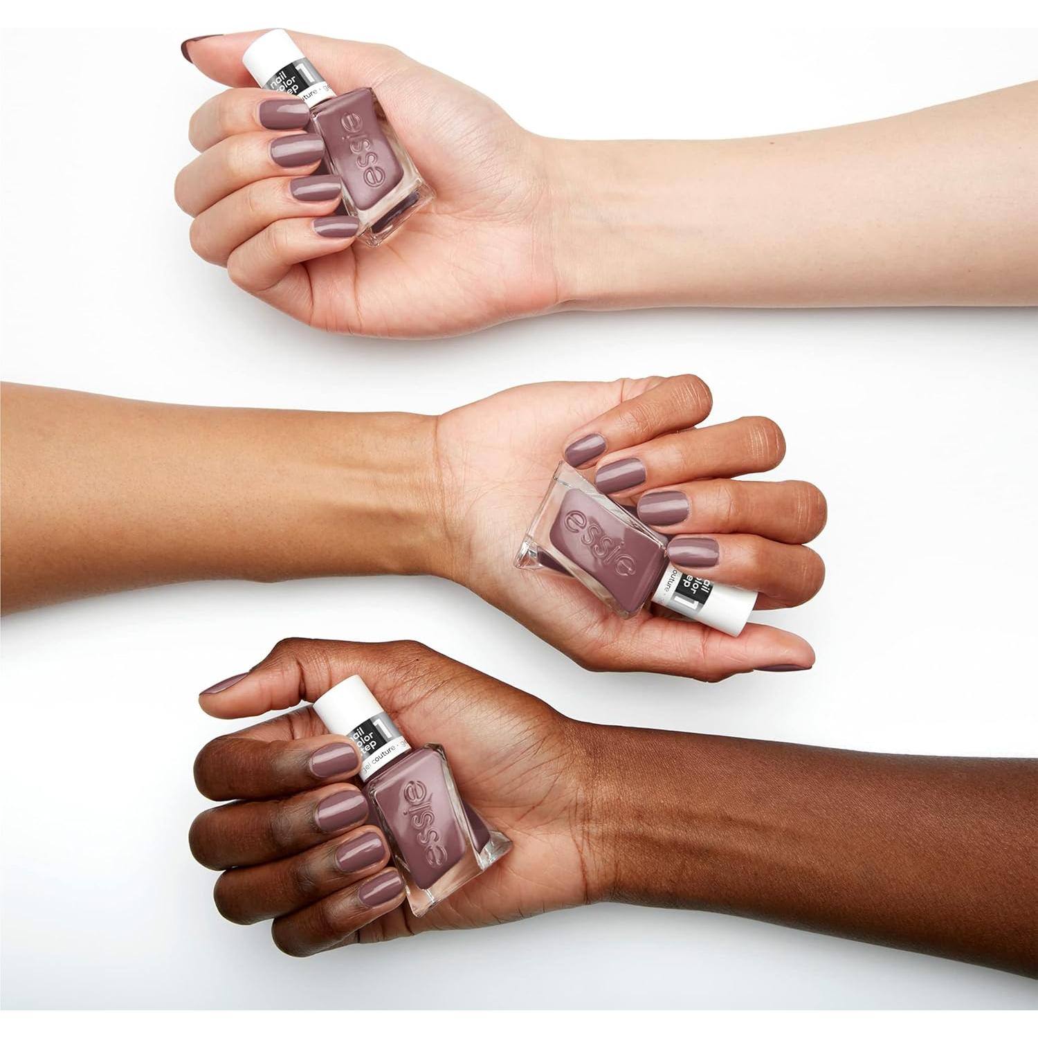 Kit de Esmalte de Uñas Essie Gel Couture Malva 5 ml x2