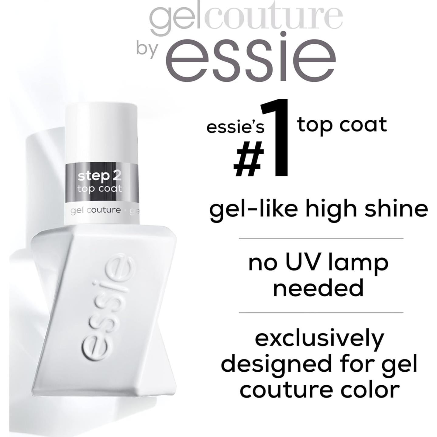 Kit de Esmalte de Uñas Essie Gel Couture Malva 5 ml x2