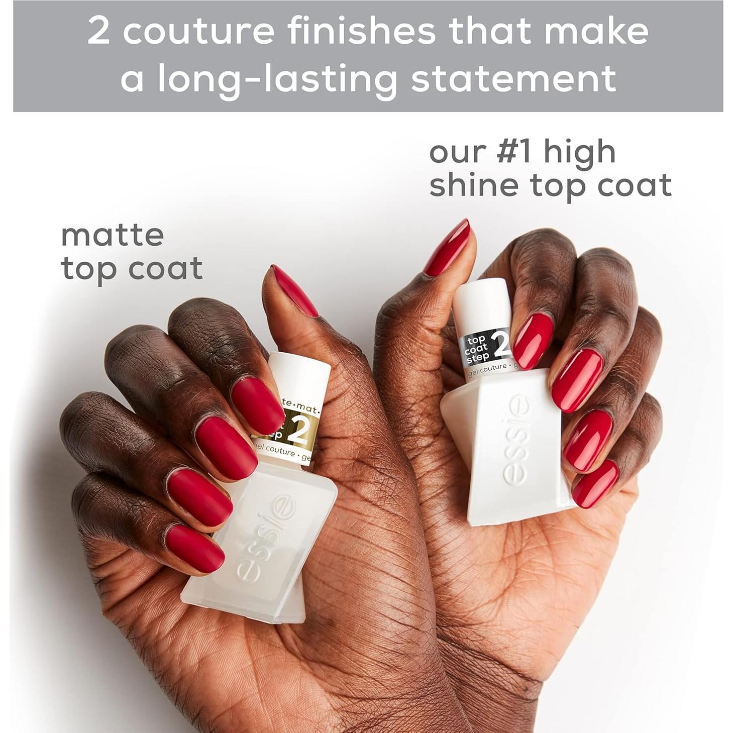 Kit de Esmalte de Uñas Essie Gel Couture Malva 5 ml x2