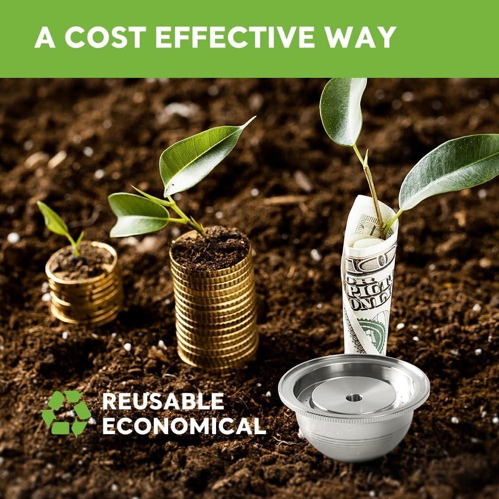 Cápsula de Café Reutilizable BENFUCHEN Acero Inoxidable 80ML