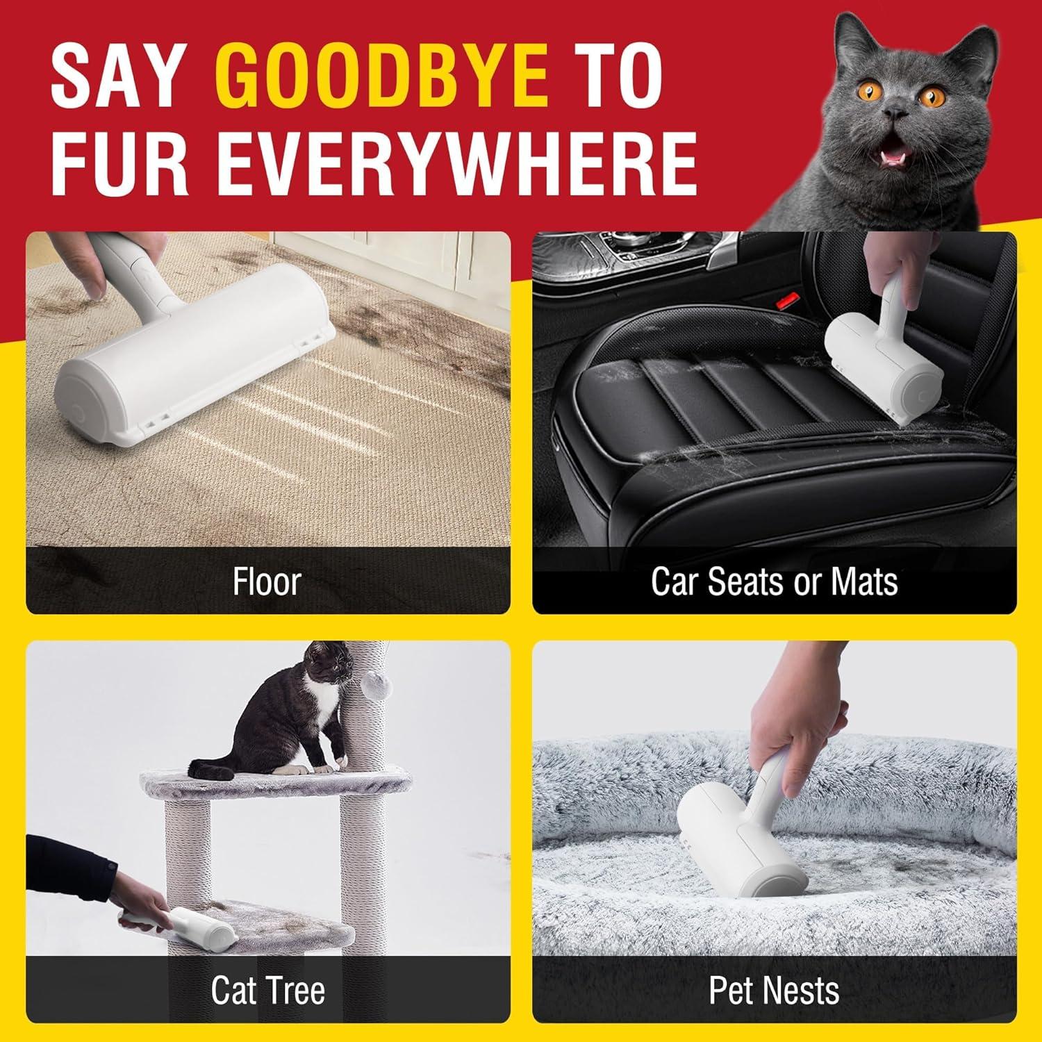 Removedor de Pelo de Mascotas HCTCPALS Reutilizable 21x21cm