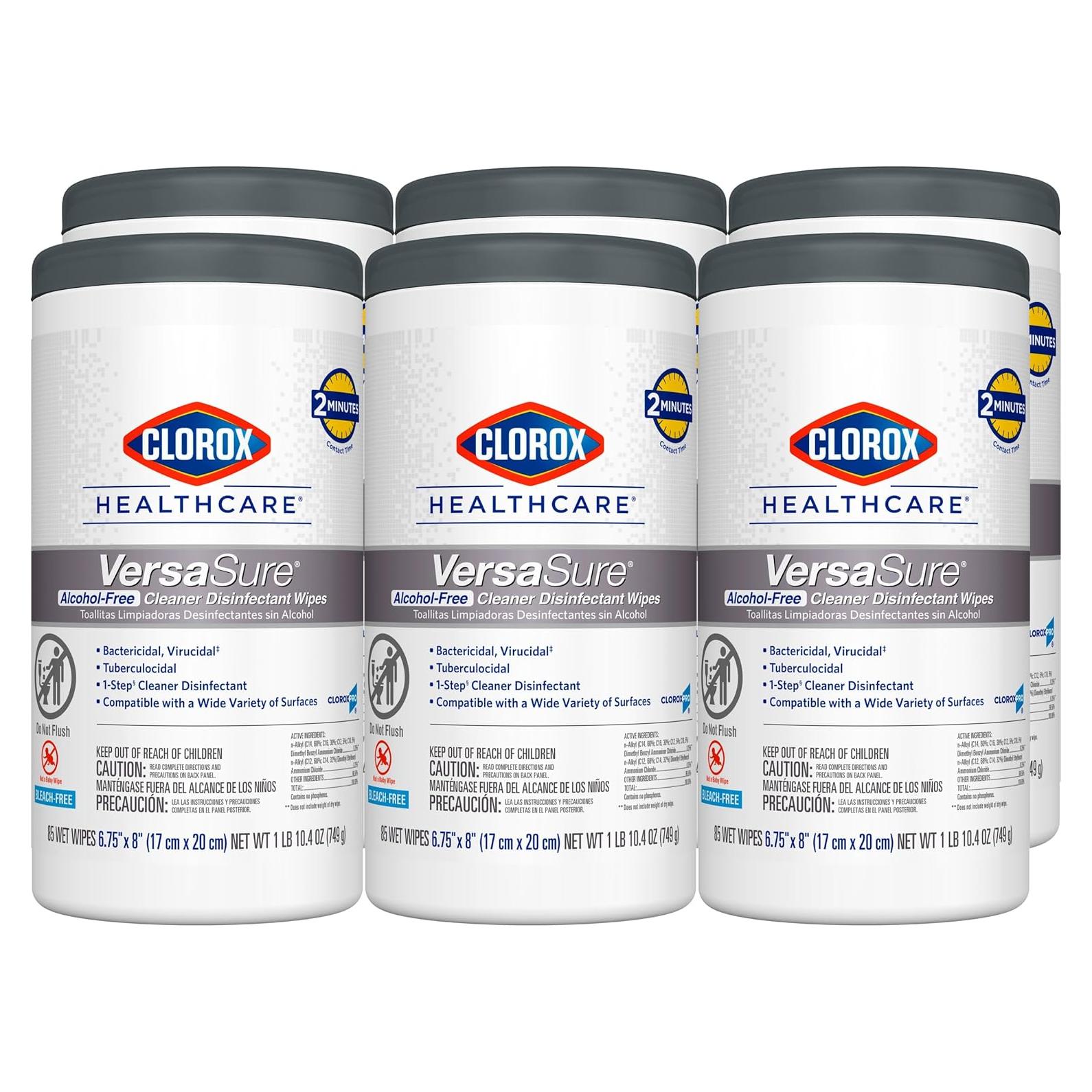 Toallitas Desinfectantes CloroxPro Healthcare VersaSure 85 Unidades