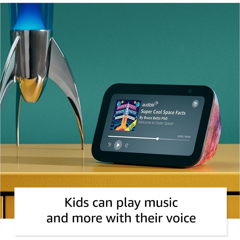 Amazon Echo Show 5 Kids (newest model), Designed for kids, with parental controls, Includes 1 year of Amazon Kids+, Galaxy